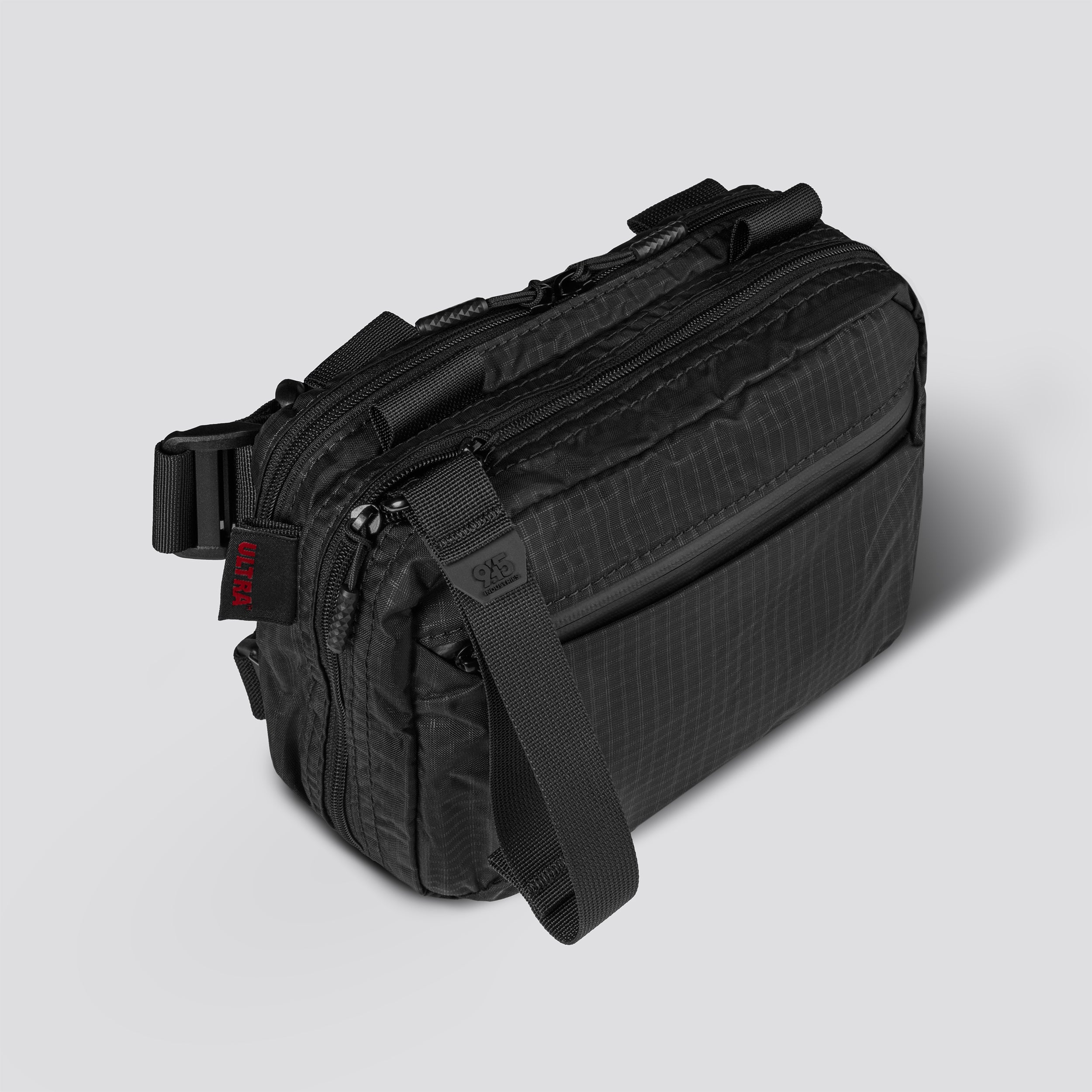 MORPH EXPANDABLE CONCEALMENT BAG UltraGrid™ BLACK WITH KYDEX HOLSTER