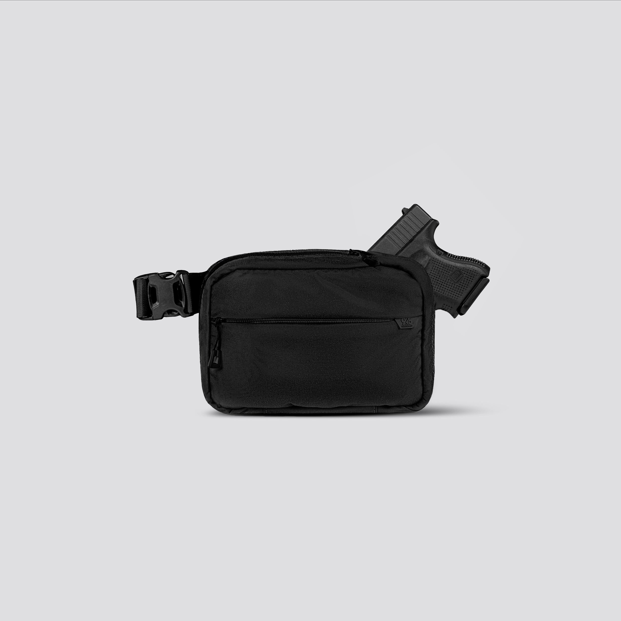 QAPS CORDURA® VERSTECKTASCHE (KLEIN) SCHWARZ