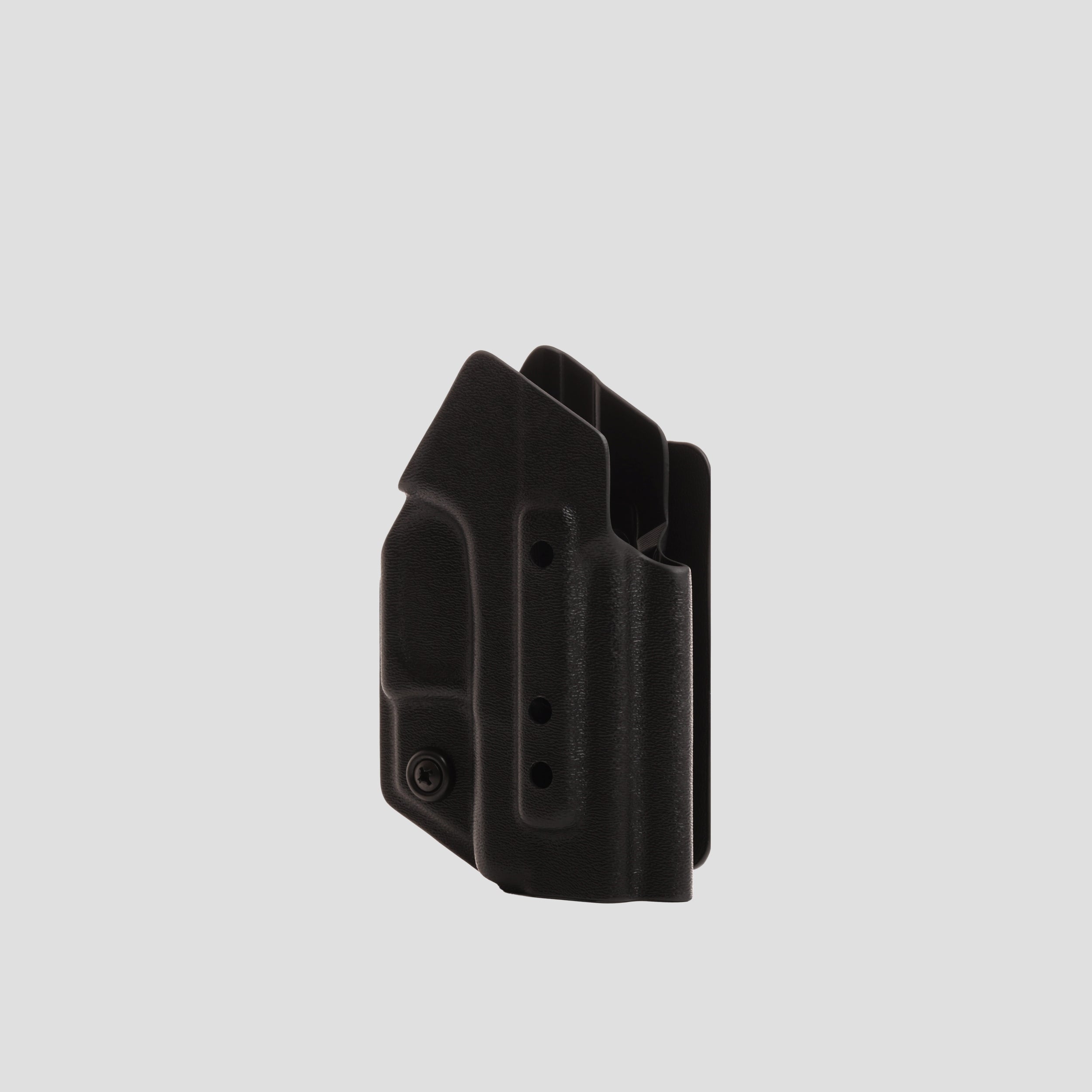 KYDEX HOLSTER WITH VELCRO® HOOK ATTACHMENT PANEL (NO LIGHT/LASER) BLACK