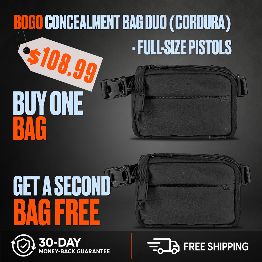 BOGO Concealment Bag Duo (Cordura) - Full Size Pistols