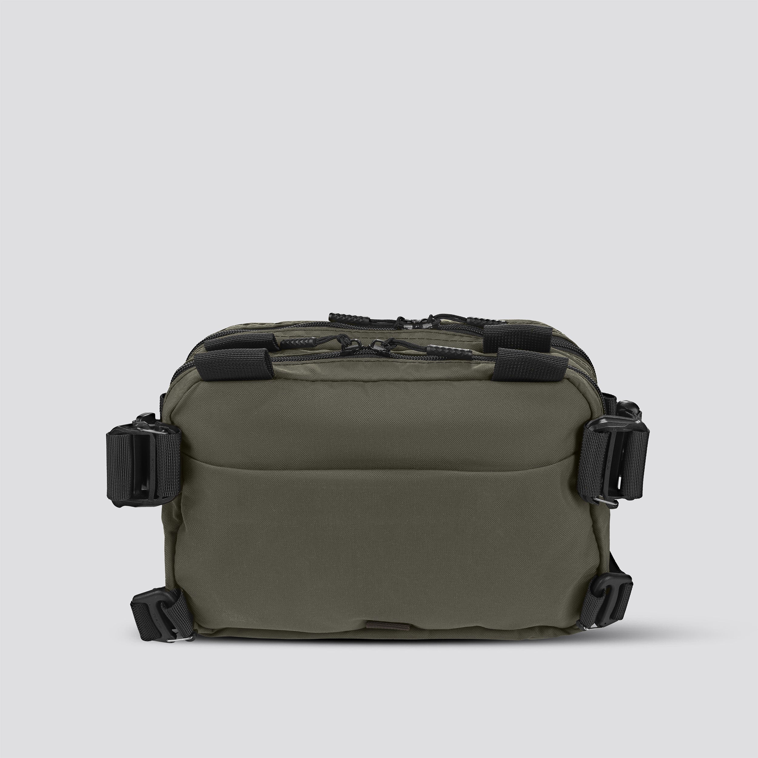 MORPH EXPANDABLE CONCEALMENT BAG CORDURA® RANGER GREEN WITH KYDEX HOLSTER