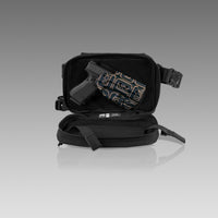 QAPX CORDURA® CONCEALMENT BAG (X-LARGE) BLACK WITH KYDEX HOLSTER