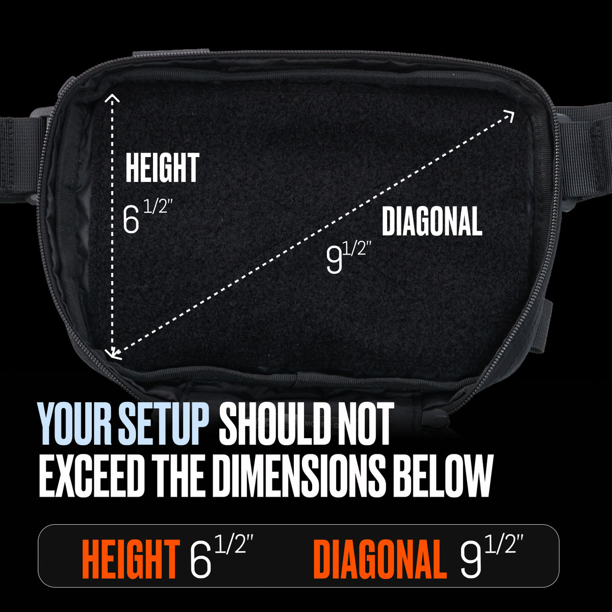 MORPH Expandable Concealment Bag