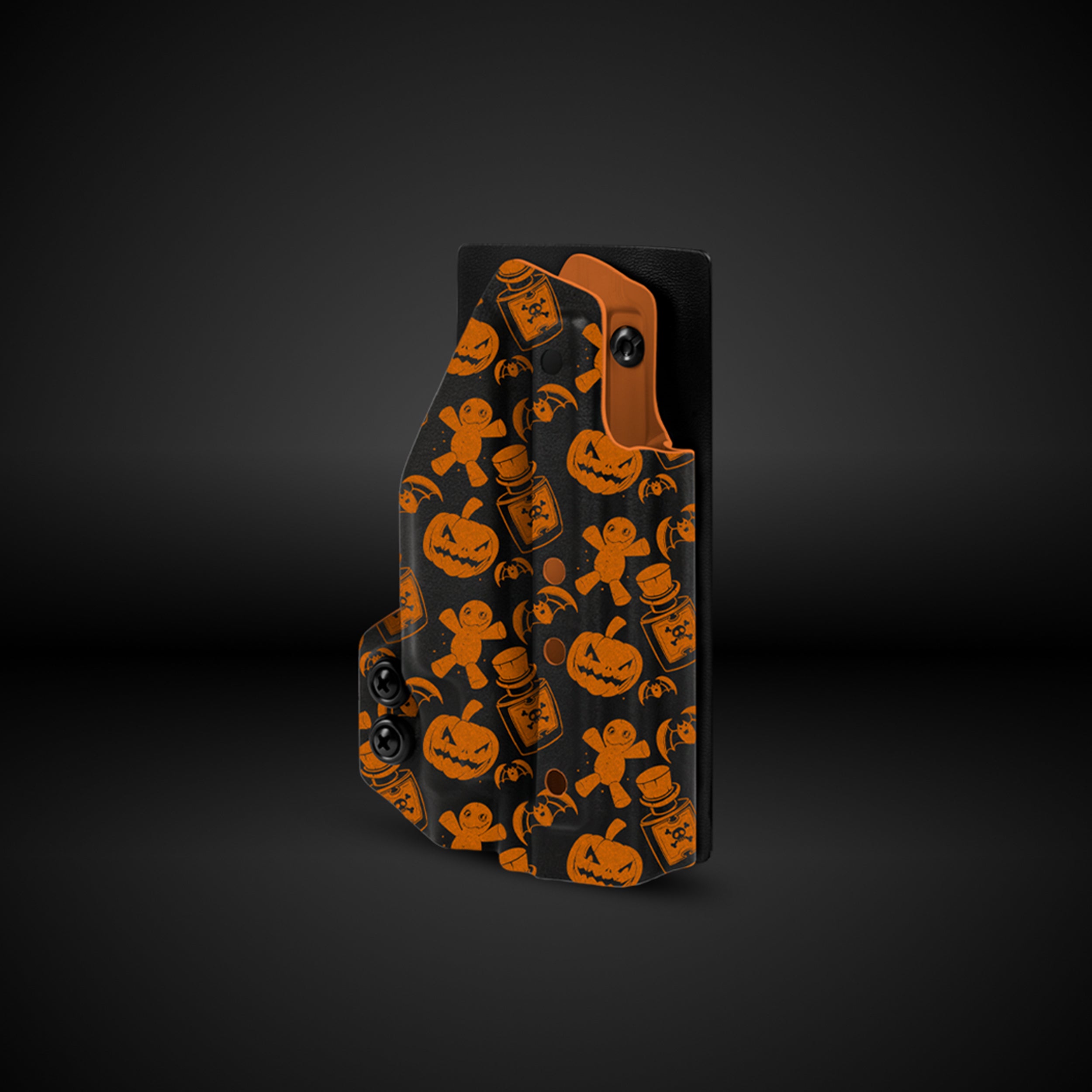 Kydex Holster With Velcro Hook Attachment Panel Pumpkin Brew