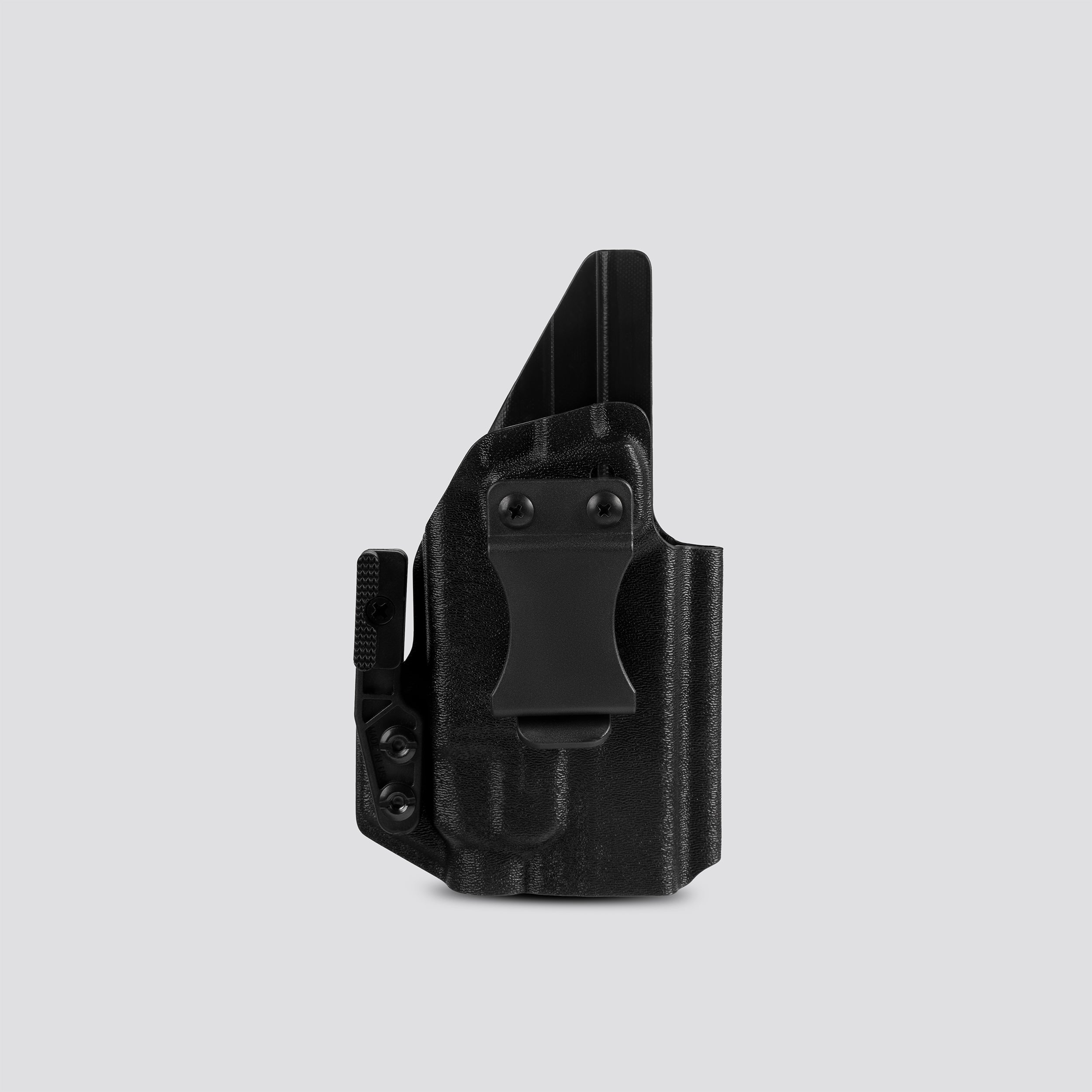 KYDEX HOLSTER INSIDE THE WAISTBAND (IWB) (LIGHT BEARING) BLACK