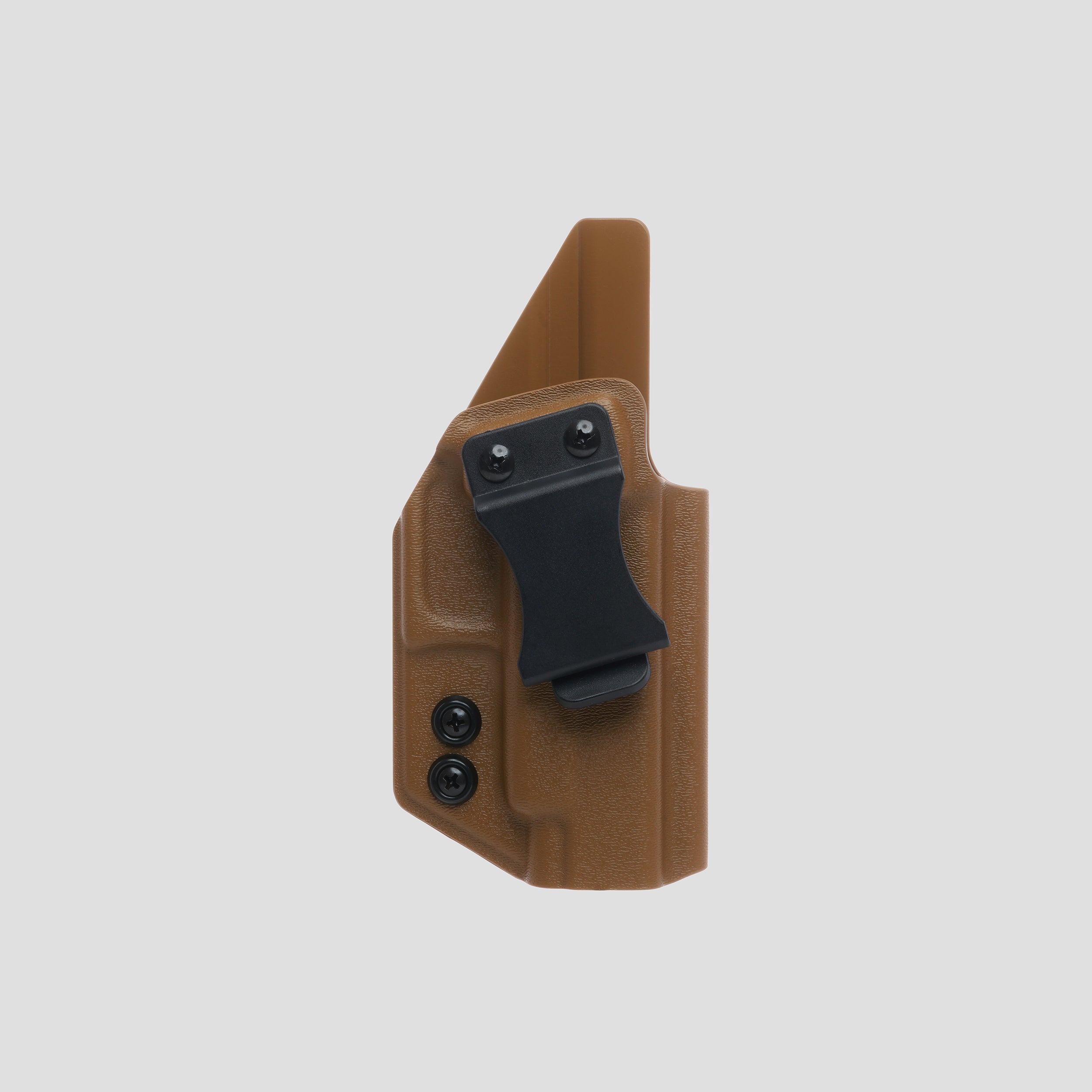 KYDEX HOLSTER INSIDE THE WAISTBAND (IWB) (NO LIGHT/LASER) COYOTE BROWN