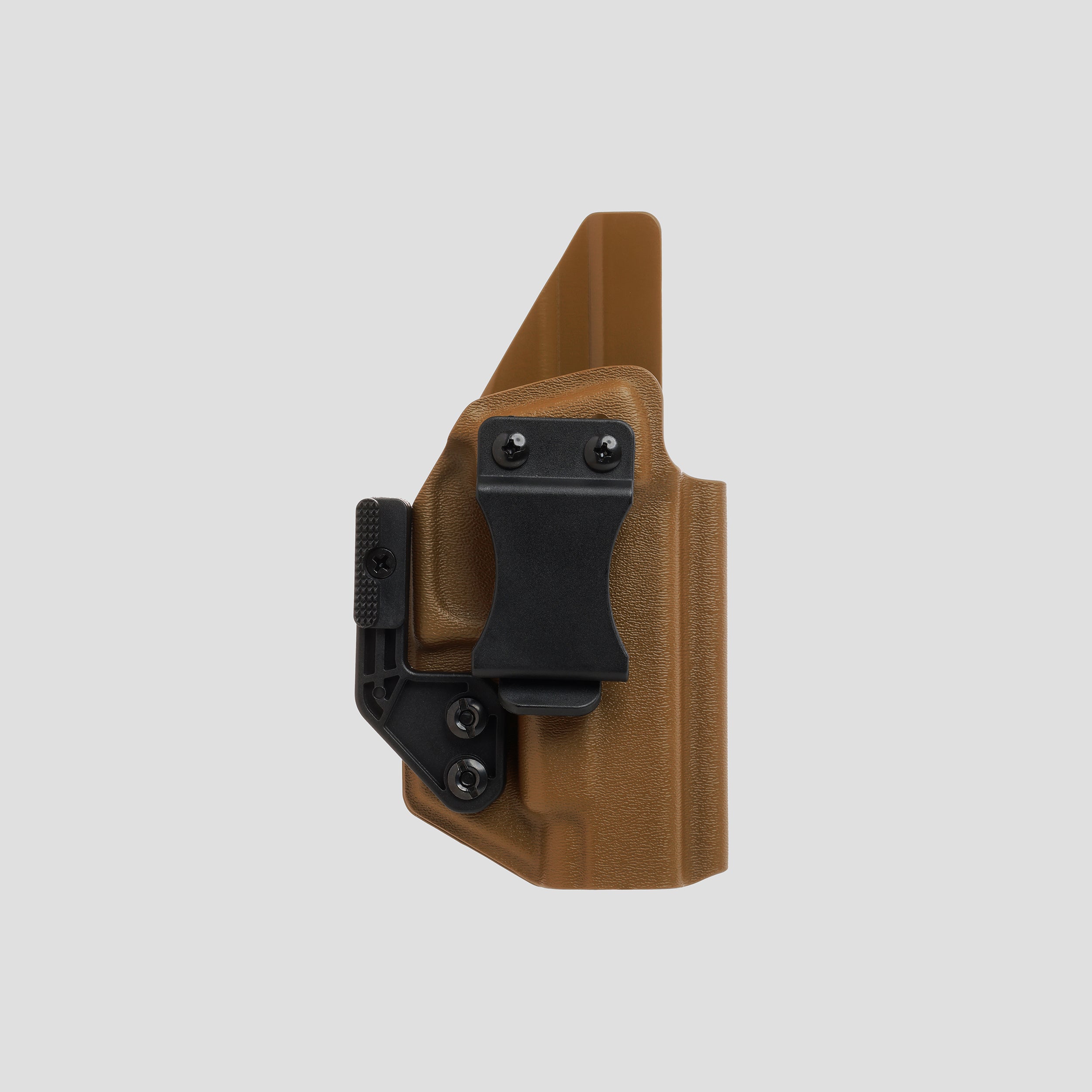 KYDEX HOLSTER INSIDE THE WAISTBAND (IWB) (NO LIGHT/LASER) COYOTE BROWN