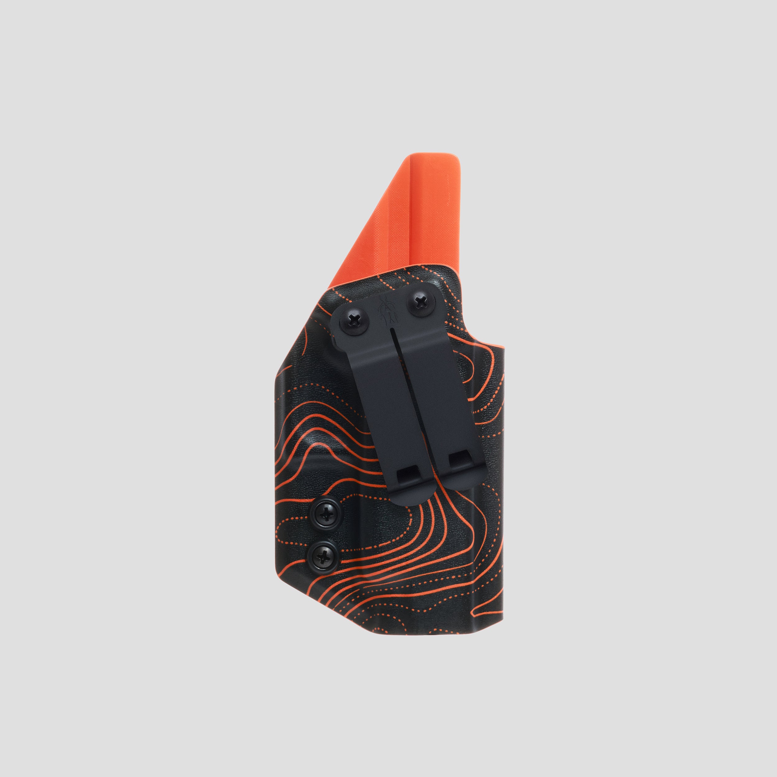 KYDEX HOLSTERS INSIDE THE WAISTBAND (IWB) (NO LIGHT/LASER) TOPO AURORA ORANGE