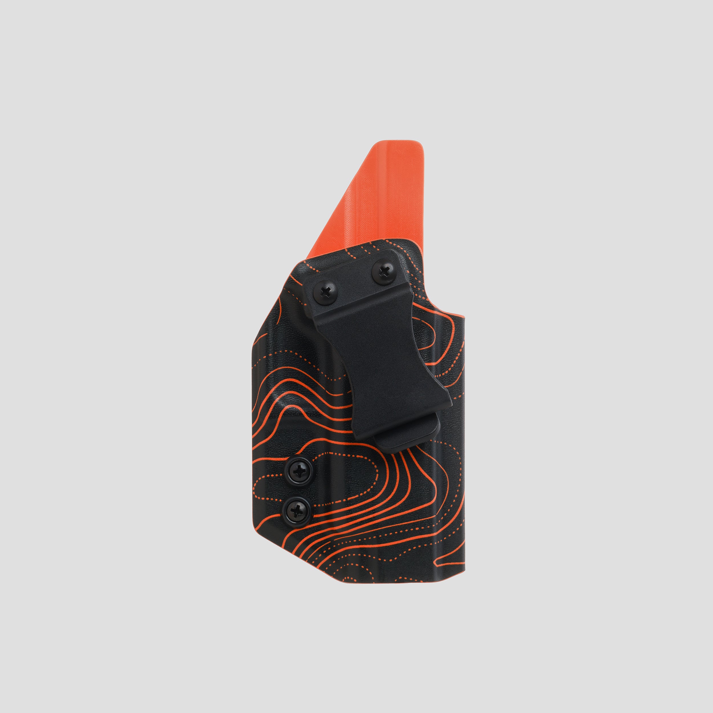 KYDEX HOLSTERS INSIDE THE WAISTBAND (IWB) (NO LIGHT/LASER) TOPO AURORA ORANGE