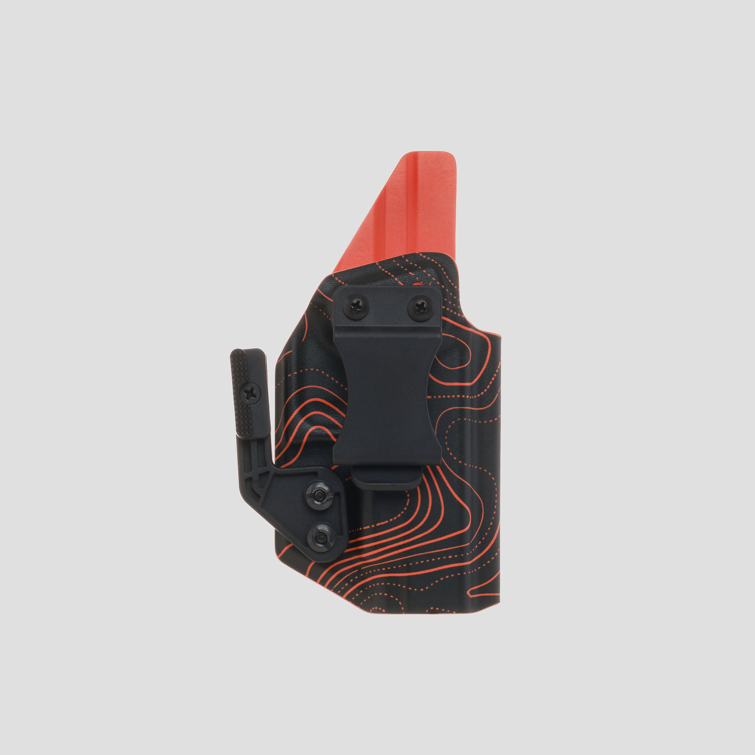 KYDEX HOLSTERS INSIDE THE WAISTBAND (IWB) (NO LIGHT/LASER) TOPO AURORA ORANGE