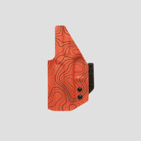 KYDEX HOLSTER INSIDE THE WAISTBAND (IWB) (NO LIGHT/LASER) TOPO DEMO ORANGE