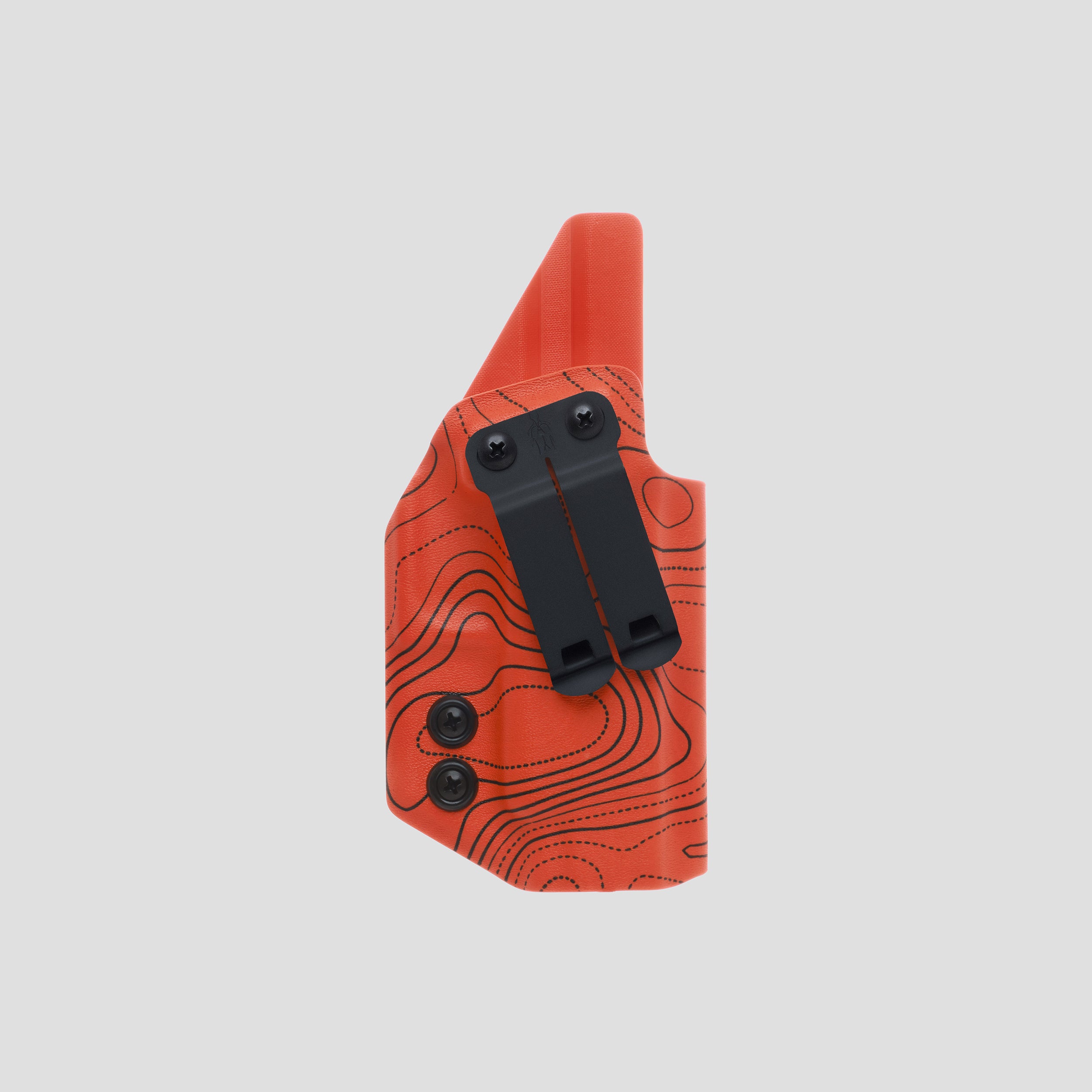 KYDEX HOLSTERS INSIDE THE WAISTBAND (IWB) (NO LIGHT/LASER) TOPO DEMO ORANGE