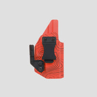 KYDEX HOLSTER INSIDE THE WAISTBAND (IWB) (NO LIGHT/LASER) TOPO DEMO ORANGE