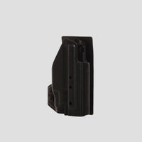 KYDEX HOLSTER WITH VELCRO® HOOK ATTACHMENT PANEL (LIGHT BEARING) BLACK