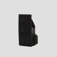 KYDEX HOLSTER WITH VELCRO® HOOK ATTACHMENT PANEL (LIGHT BEARING) BLACK