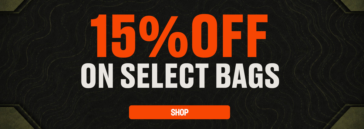 15% off on select bags