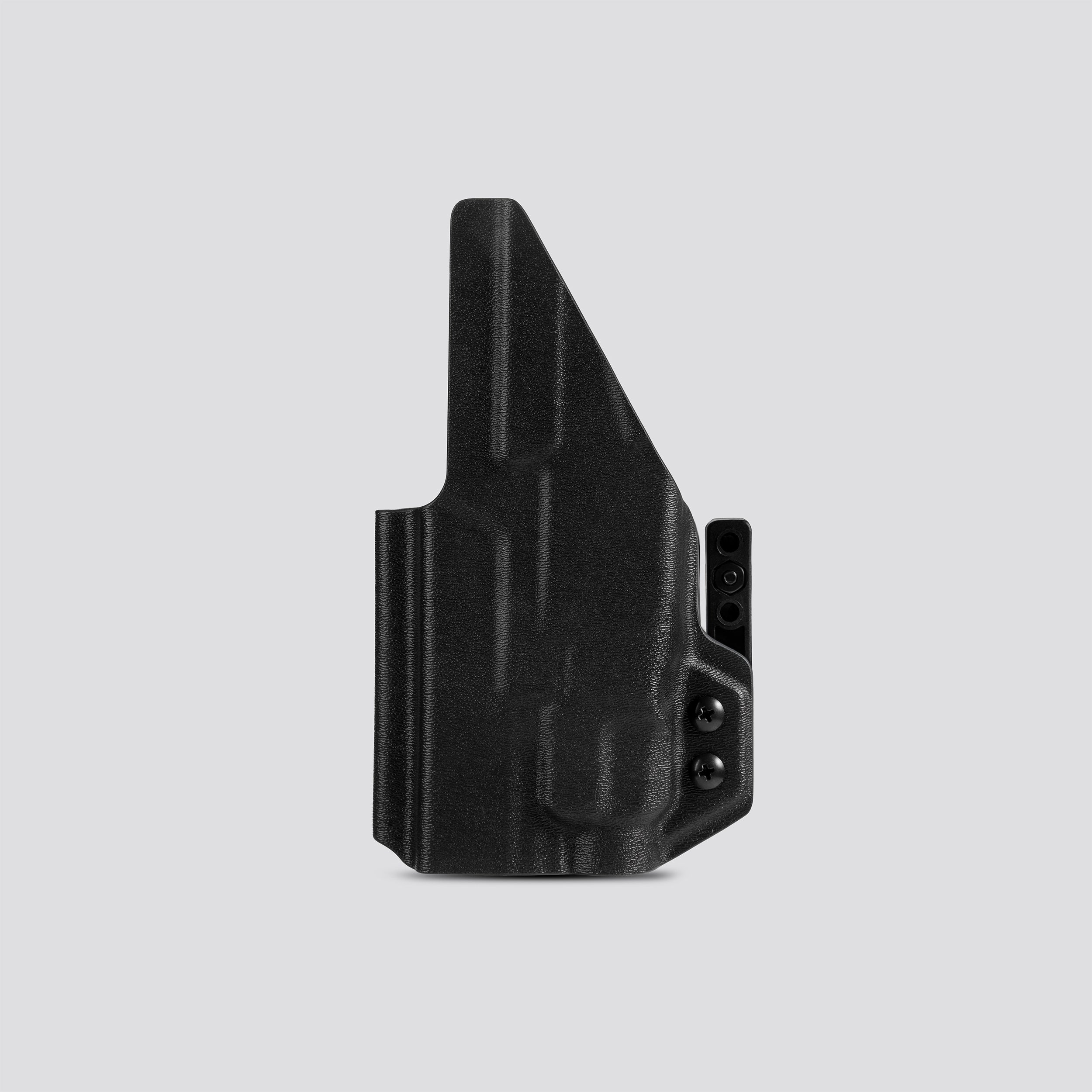 KYDEX HOLSTER INSIDE THE WAISTBAND (IWB) (LIGHT BEARING) BLACK