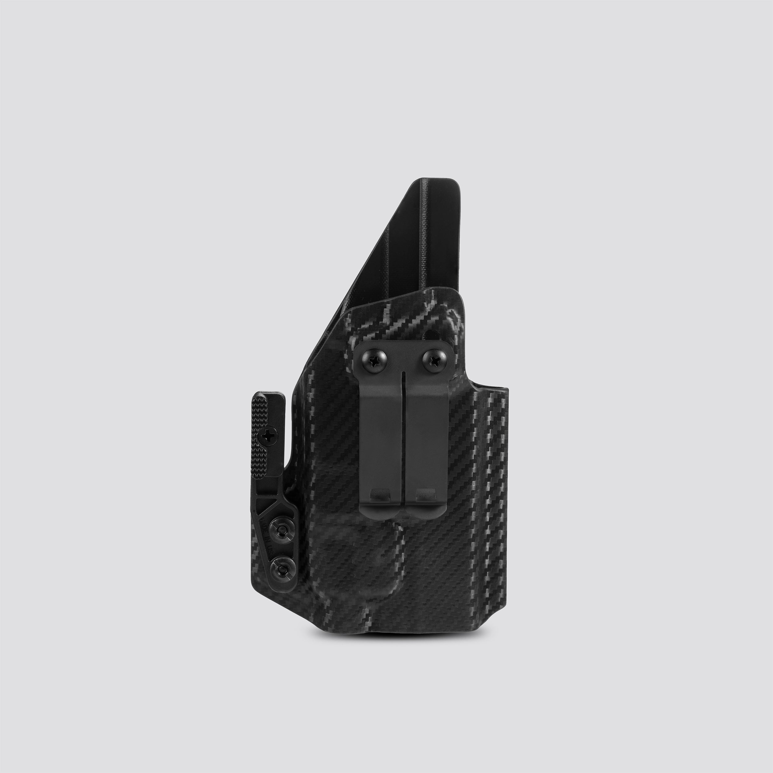 KYDEX HOLSTER INSIDE THE WAISTBAND (IWB) (LIGHT BEARING) CARBONFIBER_BLACK