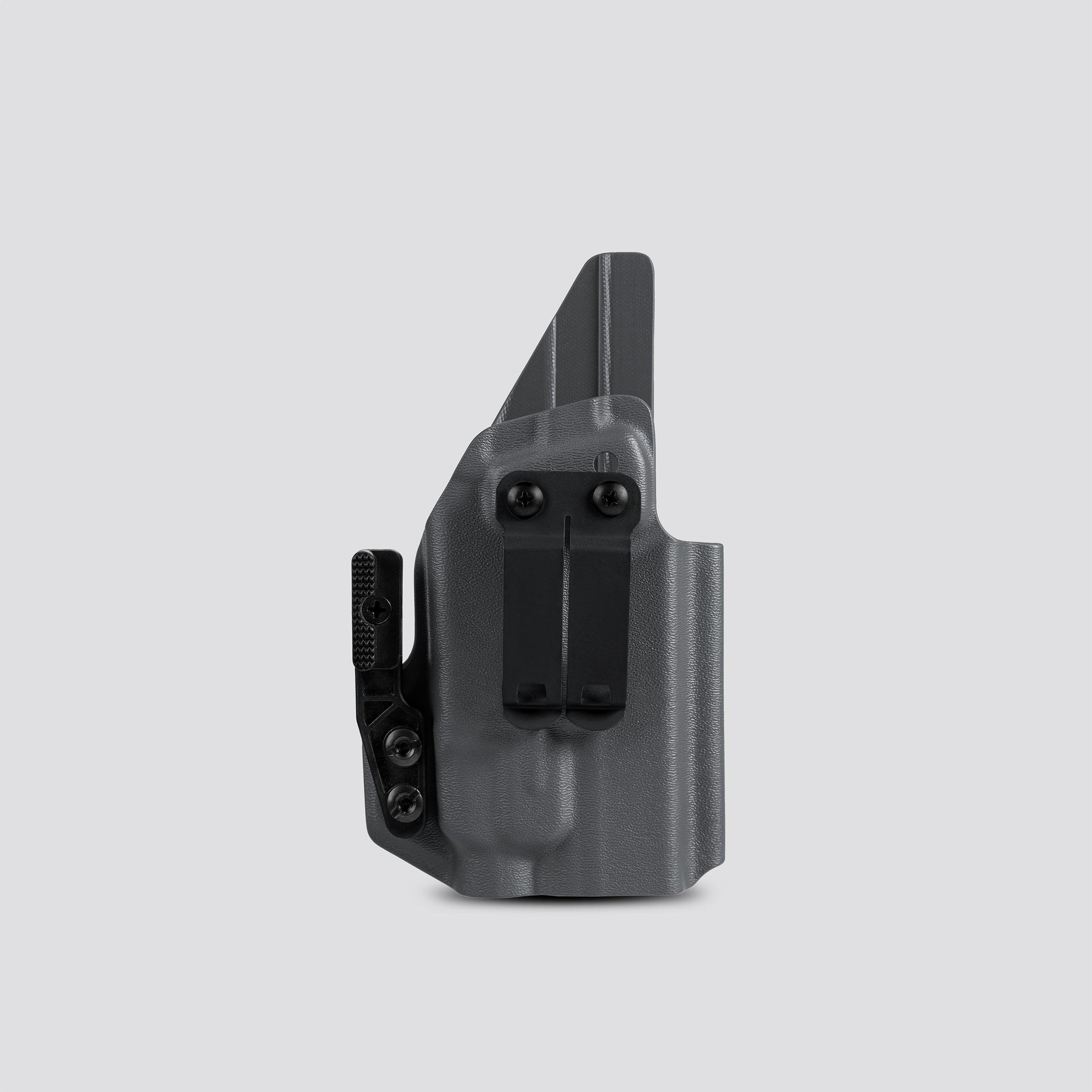 KYDEX HOLSTER INSIDE THE WAISTBAND (IWB) (LIGHT BEARING) GUNMETAL GRAY