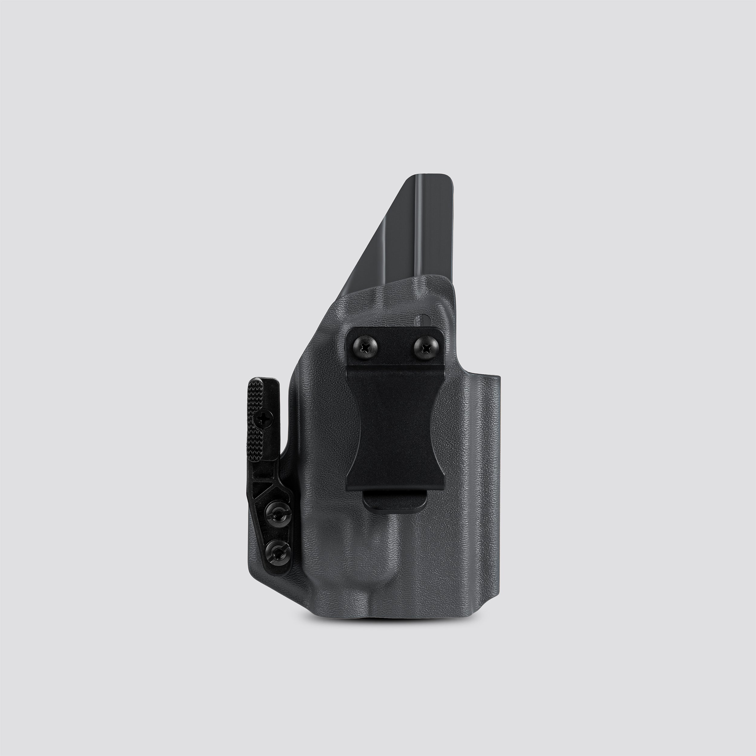 KYDEX HOLSTER INSIDE THE WAISTBAND (IWB) (LIGHT BEARING) GUNMETAL GRAY