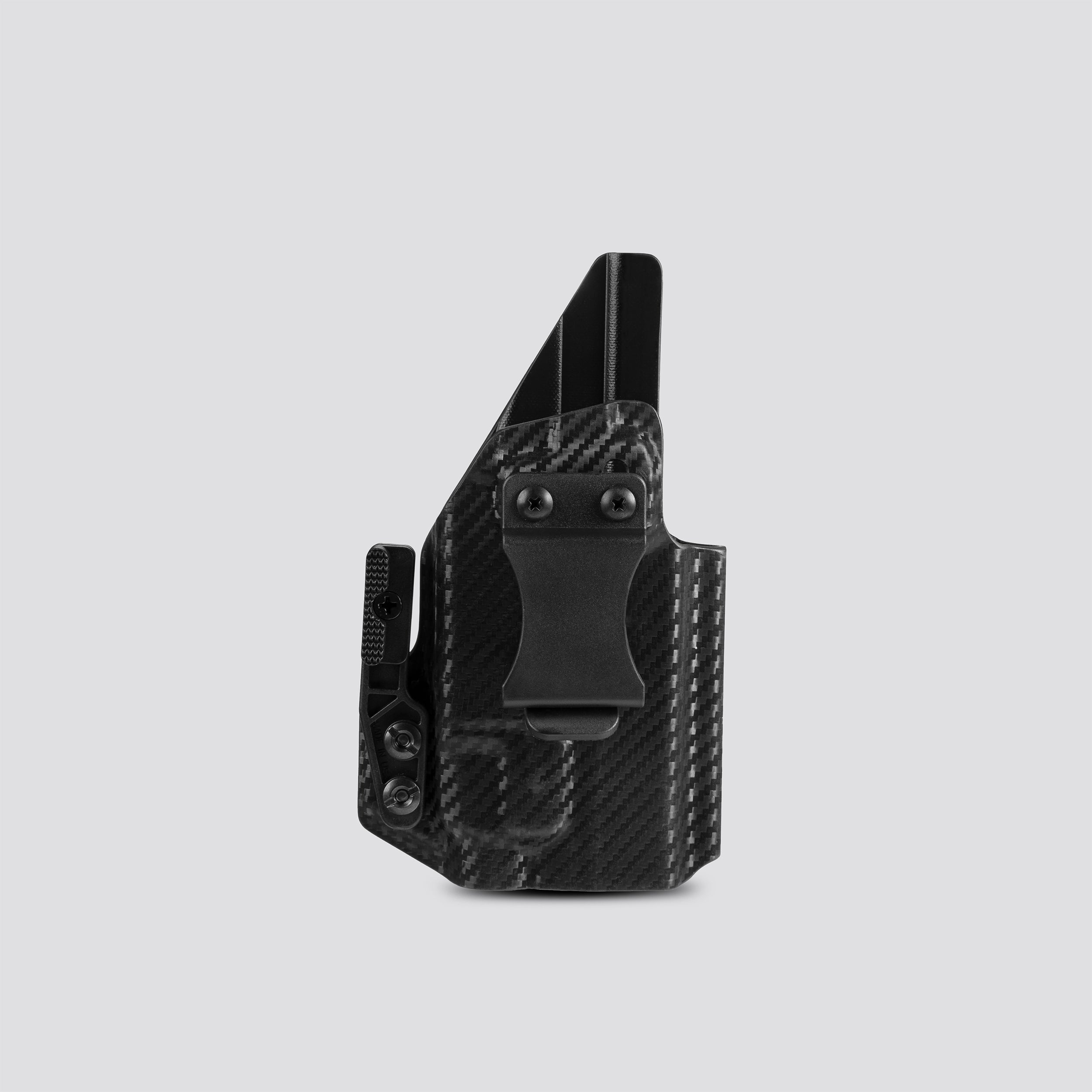 KYDEX HOLSTER INSIDE THE WAISTBAND (IWB) (LIGHT BEARING) CARBONFIBER_BLACK