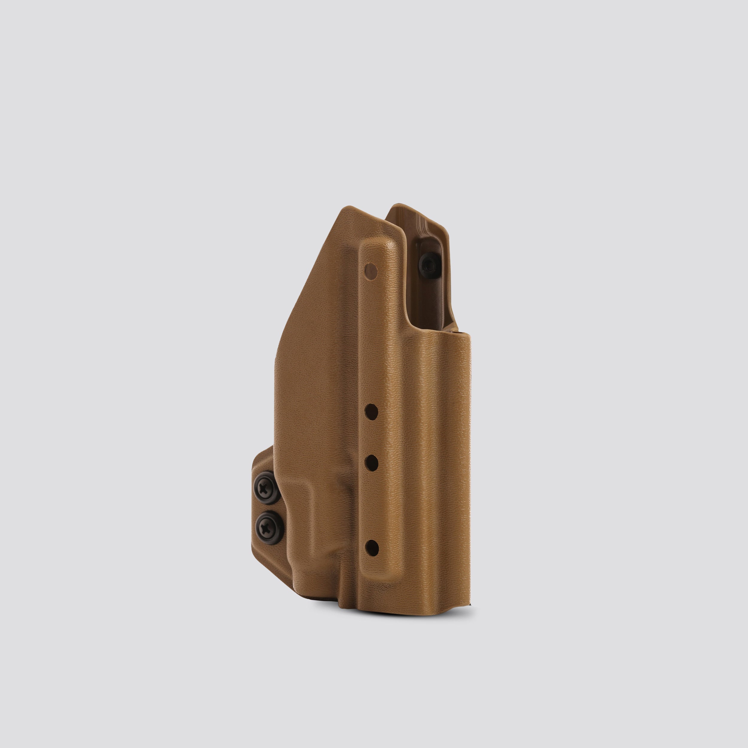 KYDEX HOLSTER WITH CHEST HOLSTER PANEL (LIGHT BEARING) COYOTE BROWN