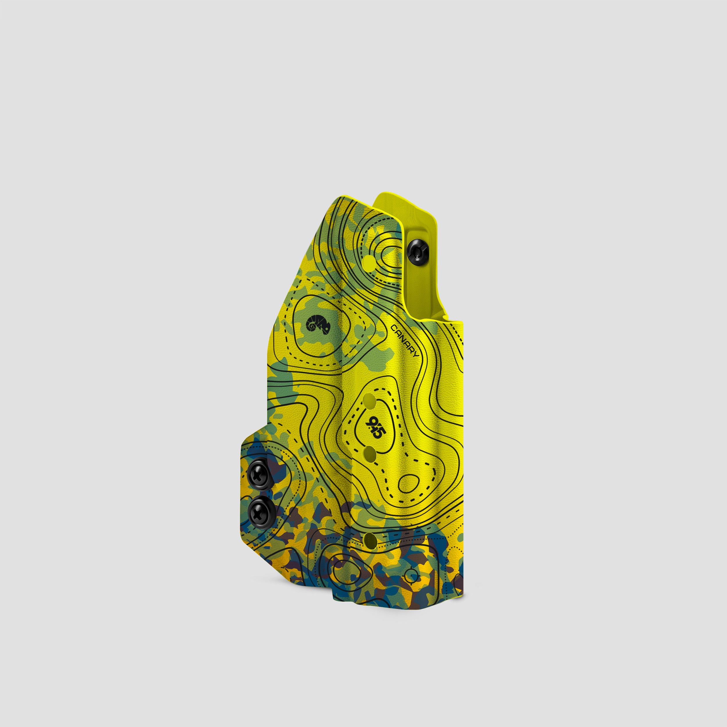 KYDEX HOLSTER WITH CHEST HOLSTER PANEL (LIGHT BEARING) TOPO CANARY