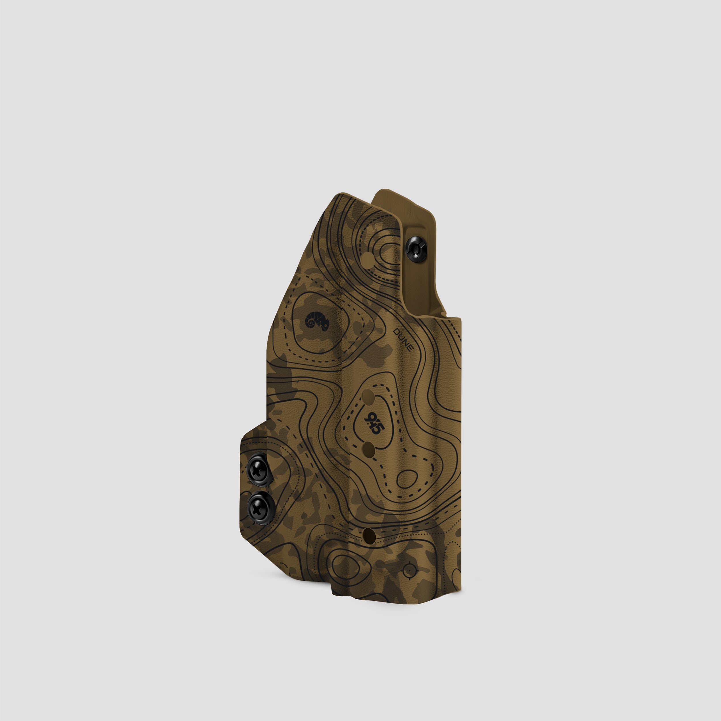 KYDEX HOLSTER WITH CHEST HOLSTER PANEL (LIGHT BEARING) TOPO DUNE