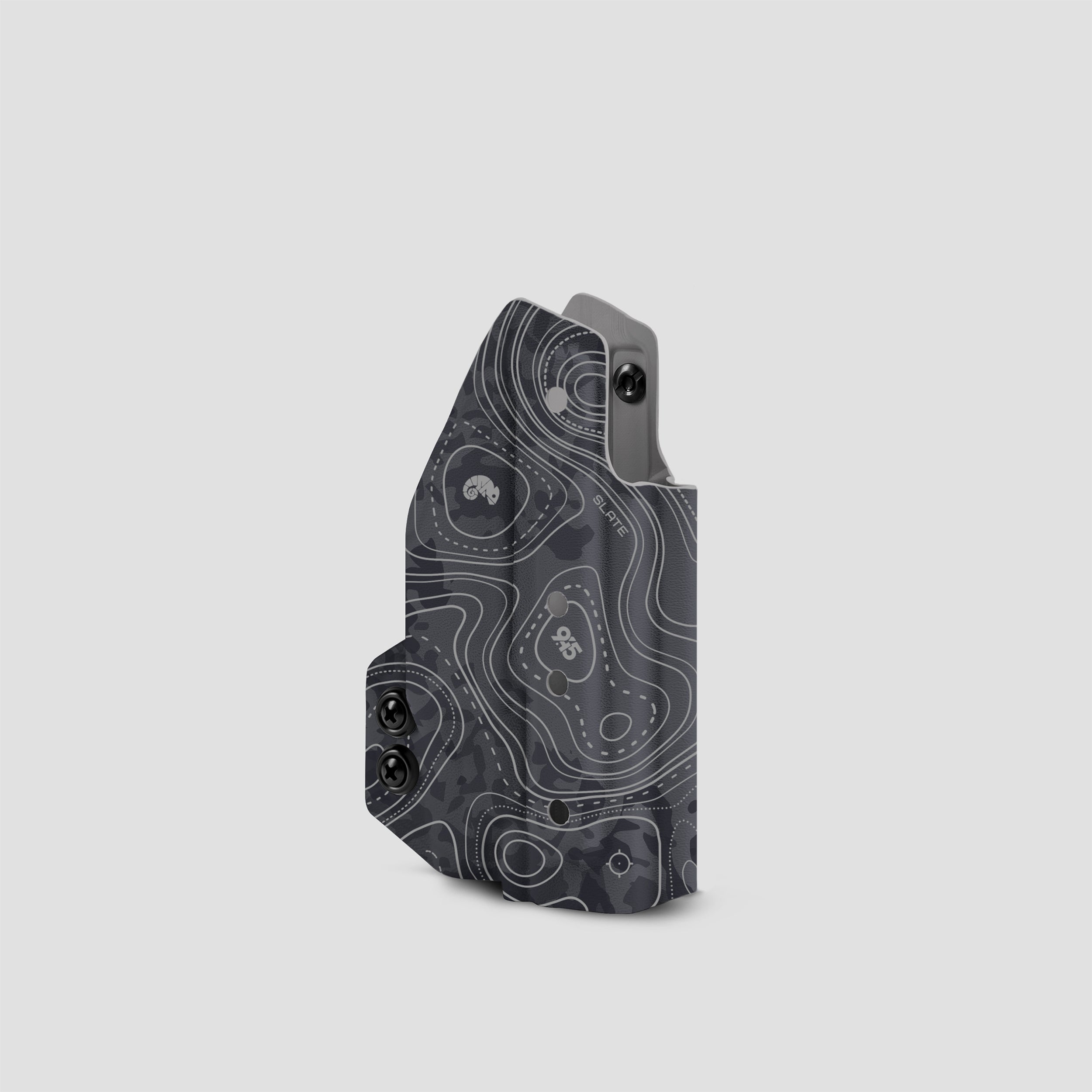 KYDEX HOLSTER WITH CHEST HOLSTER PANEL (LIGHT BEARING) TOPO SLATE