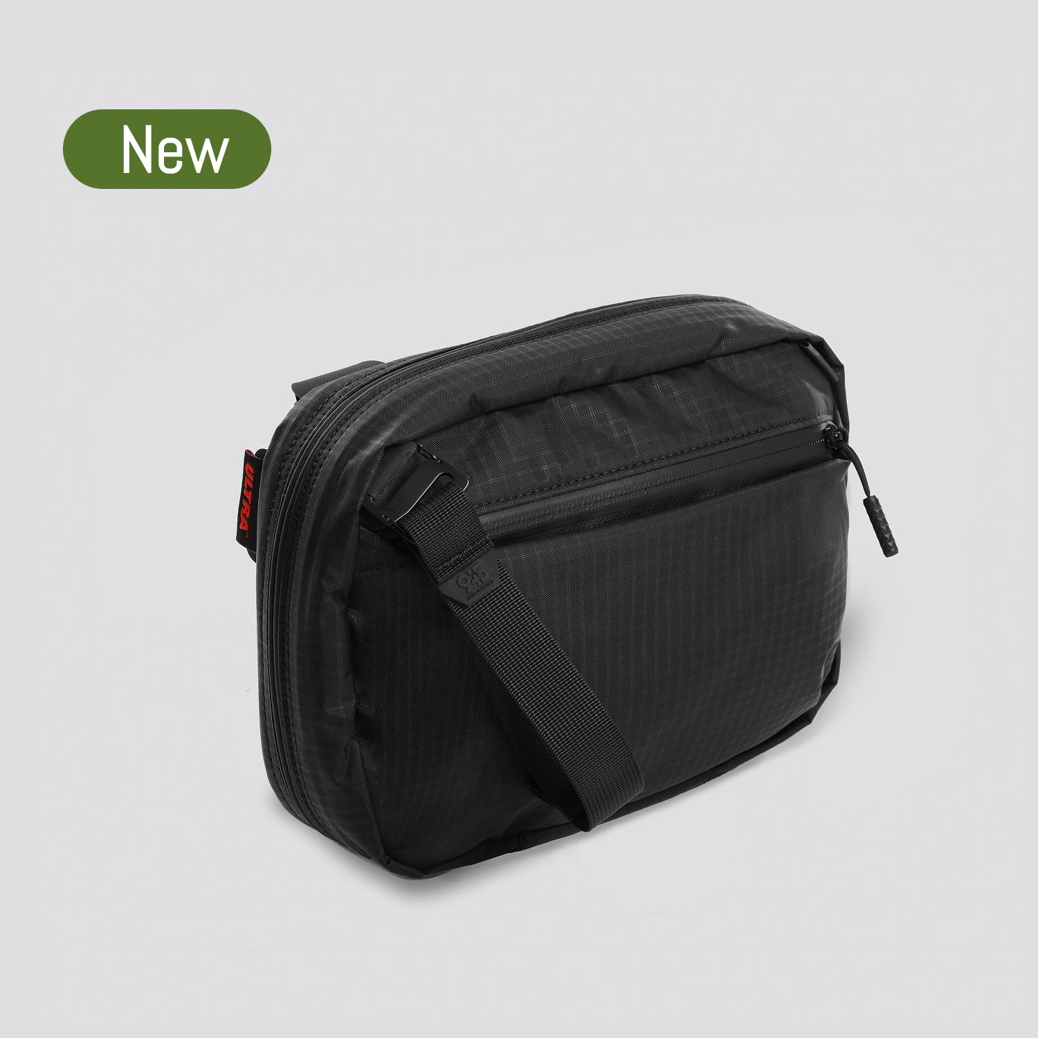 QAP MAGNETIC [FULL SIZE] CONCEALMENT BAG ULTRA GRID BLACK WITH KYDEX HOLSTER