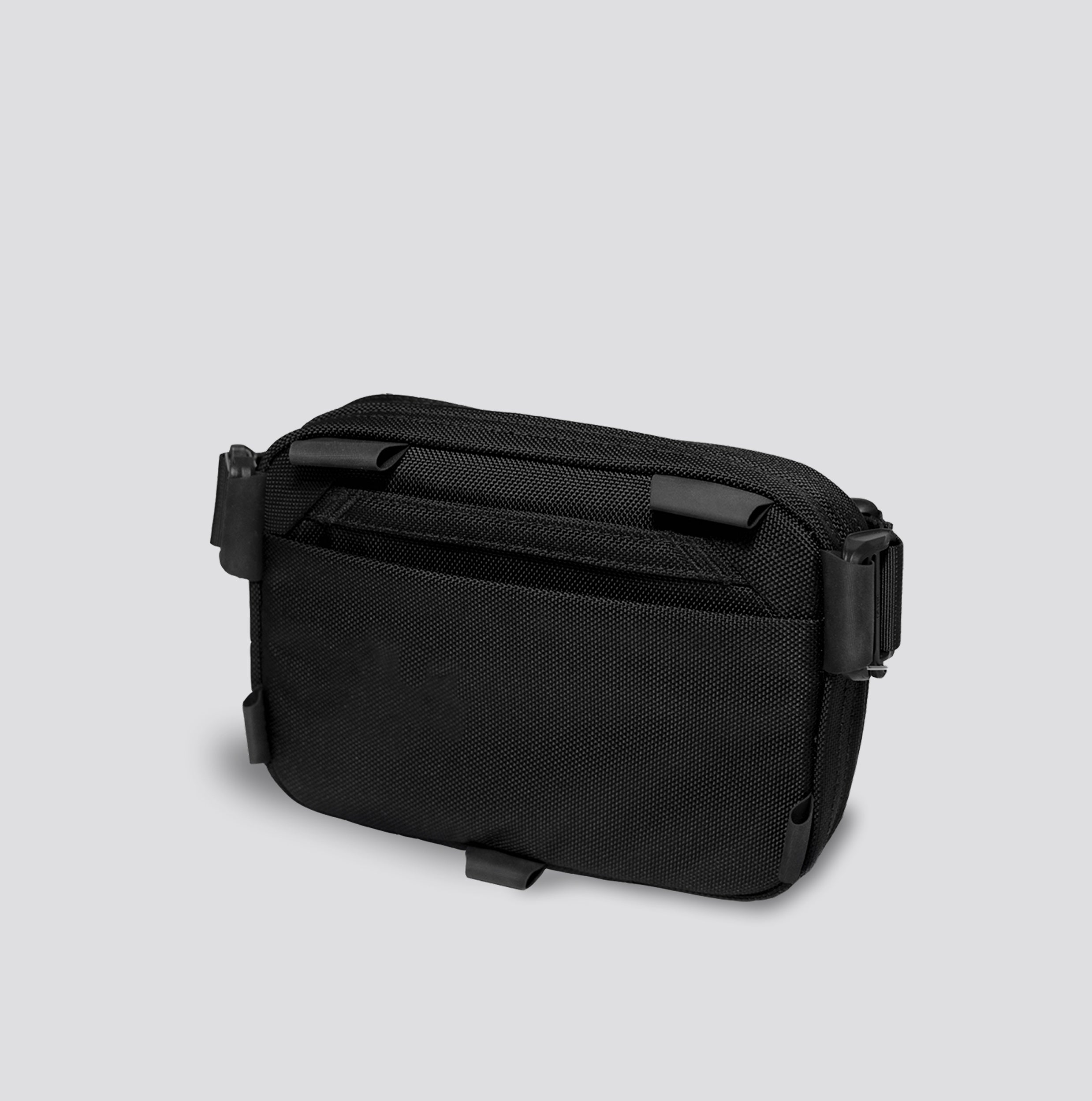 QAP Magnetic [Compact] Concealment Bag Ballistic Black With Kydex Holster