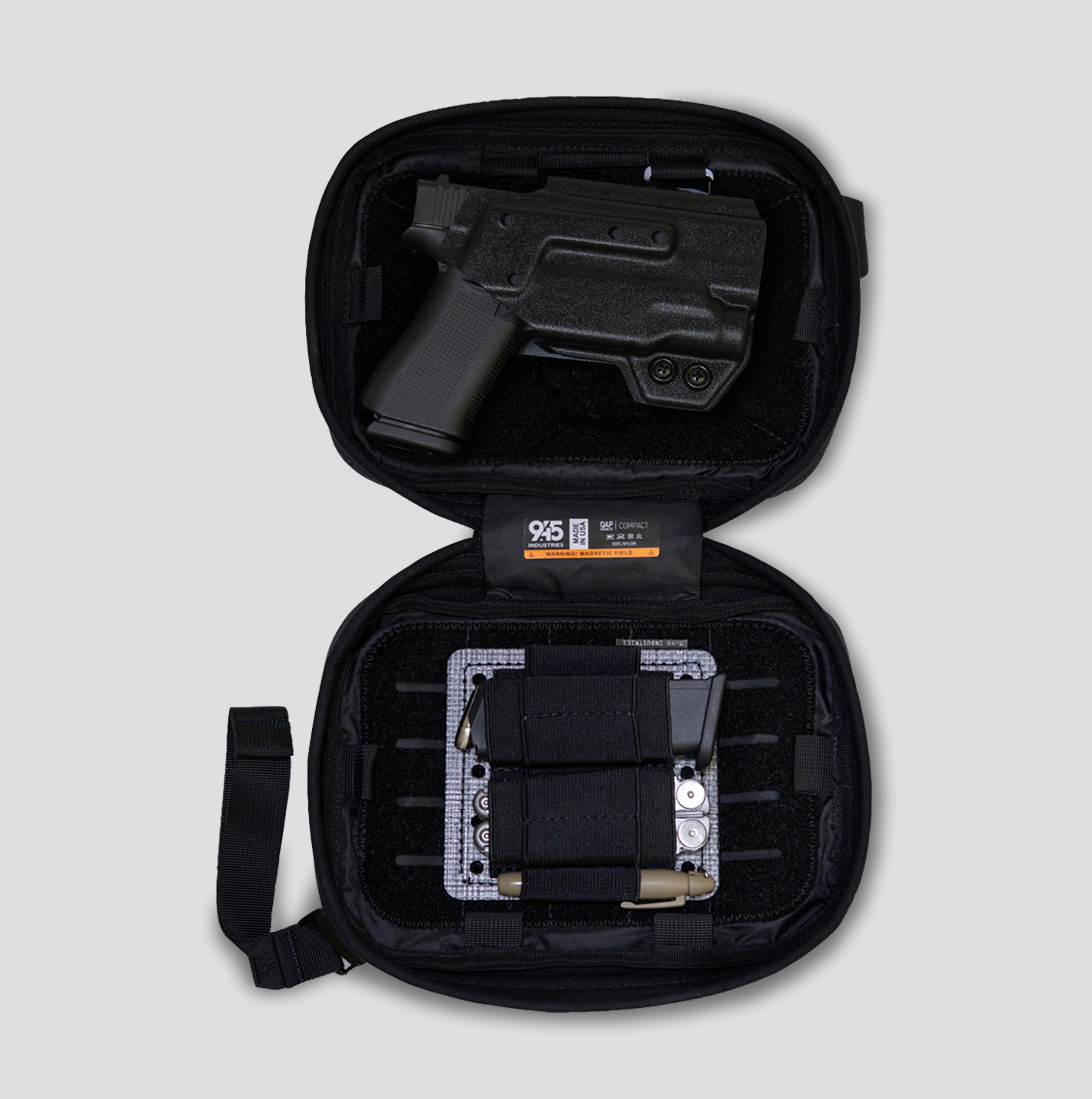 マグナ・カルタ QAP Magnetic [Compact] Concealment Bag Low Profile Ballistic Nylon