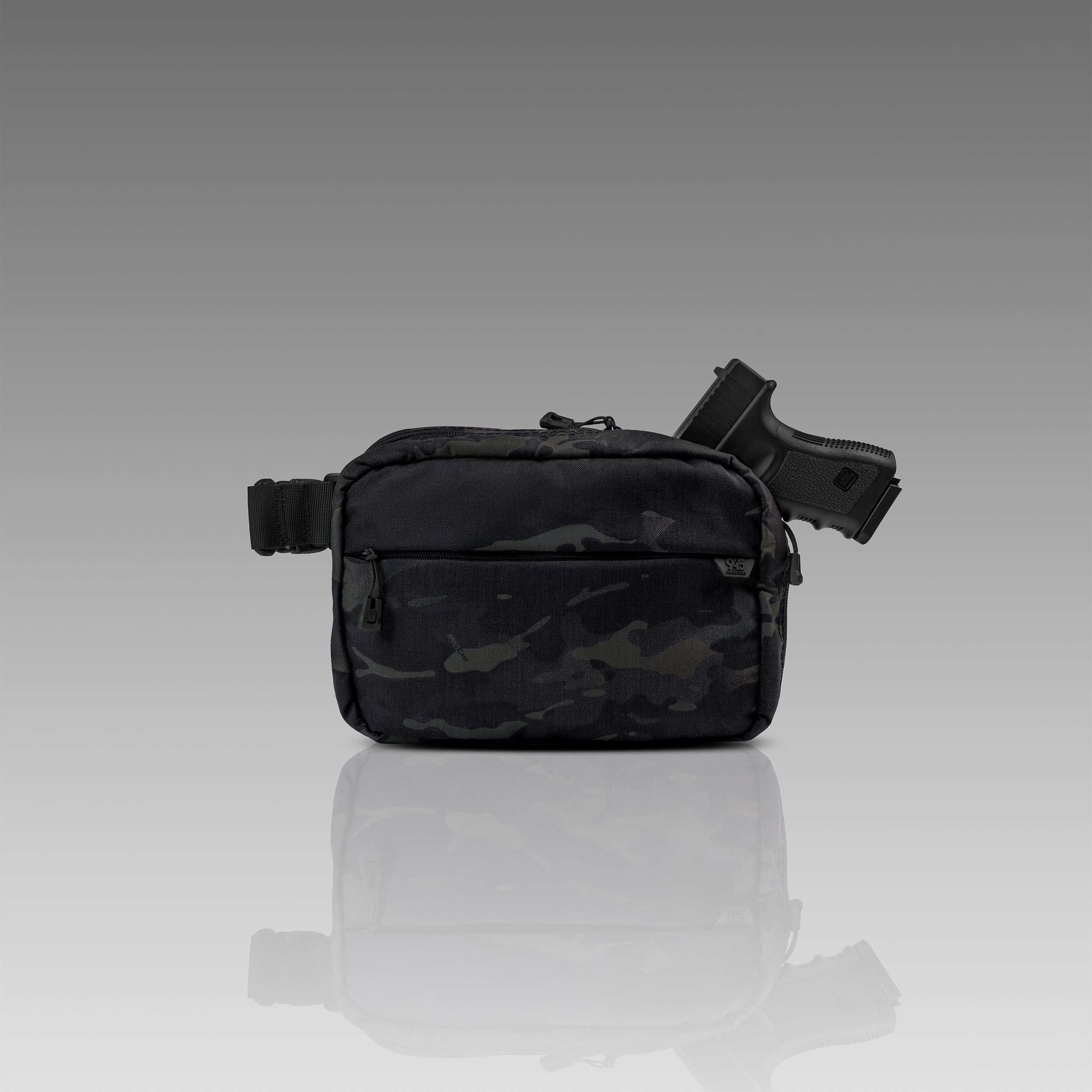 Q.A.P.L. CORDURA® CONCEALMENT BAG (LARGE) BLACK MULTICAM®