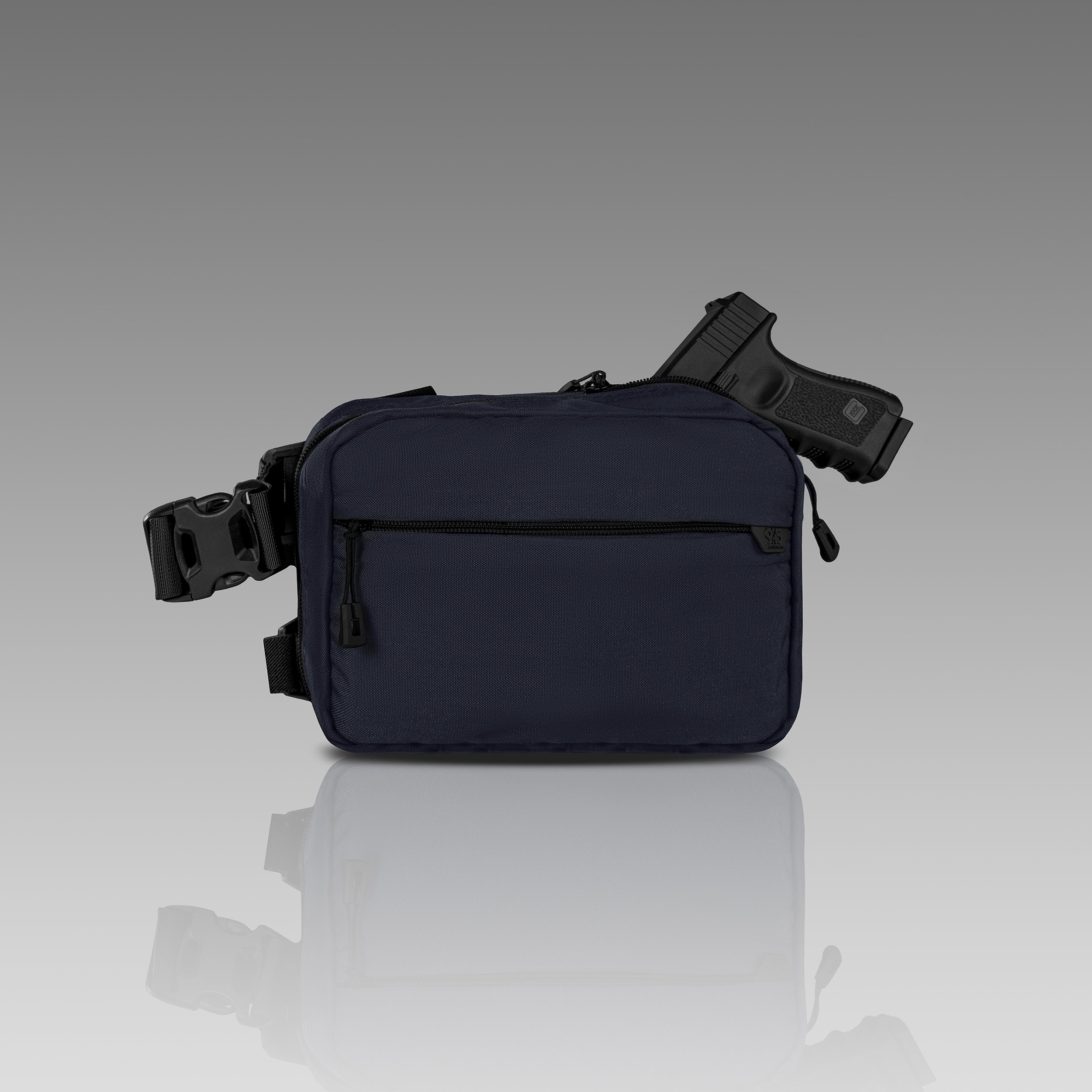 QAPX CORDURA® CONCEALMENT BAG (X-LARGE) MIDNIGHT BLUE WITH KYDEX HOLSTER