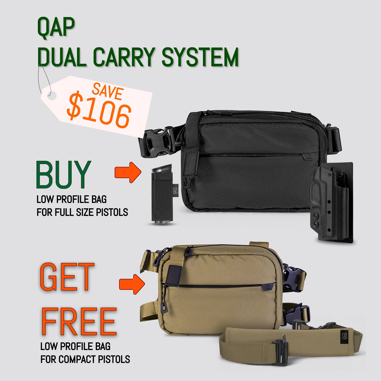 QAP Dual Carry System