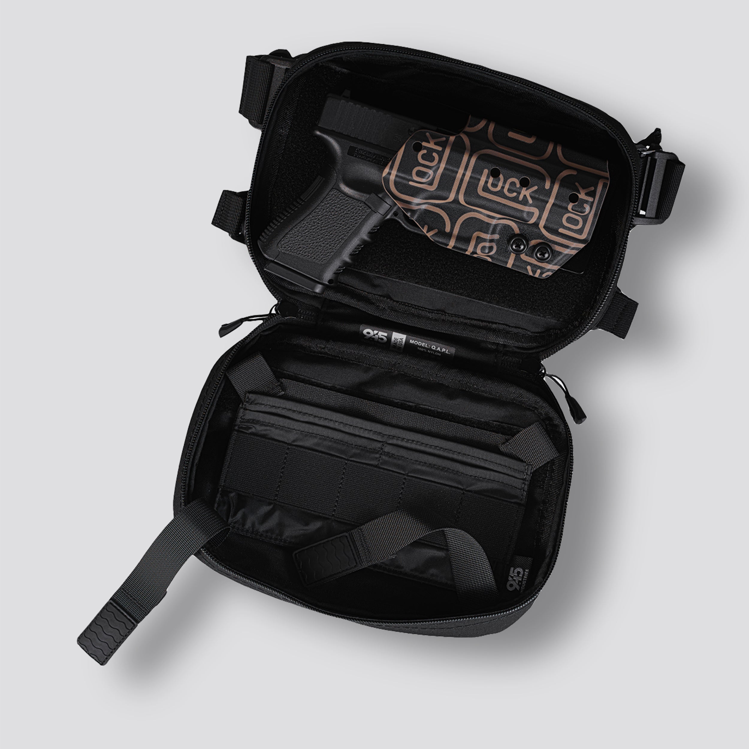 UNDERCOVER IMPROVISATION CONCEPTS バック QAPL Low Profile Cordura® Concealed Carry EDC Bag – Large Black