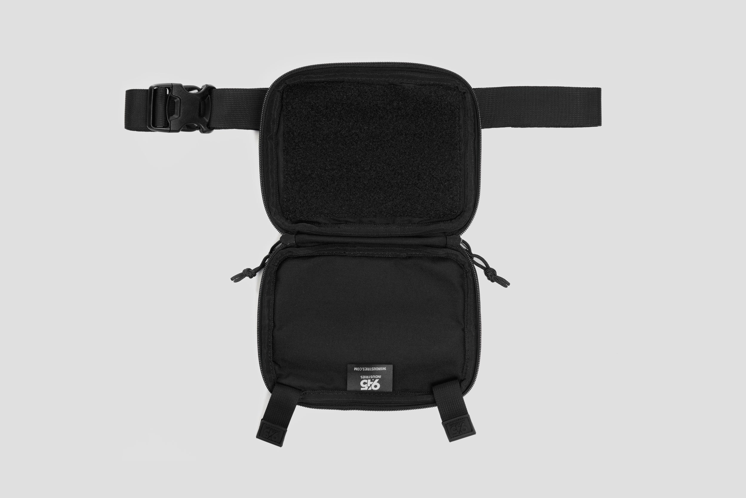 Q.A.P.S. CORDURA® CONCEALMENT BAG (SMALL) VELCRO FRONT BLACK