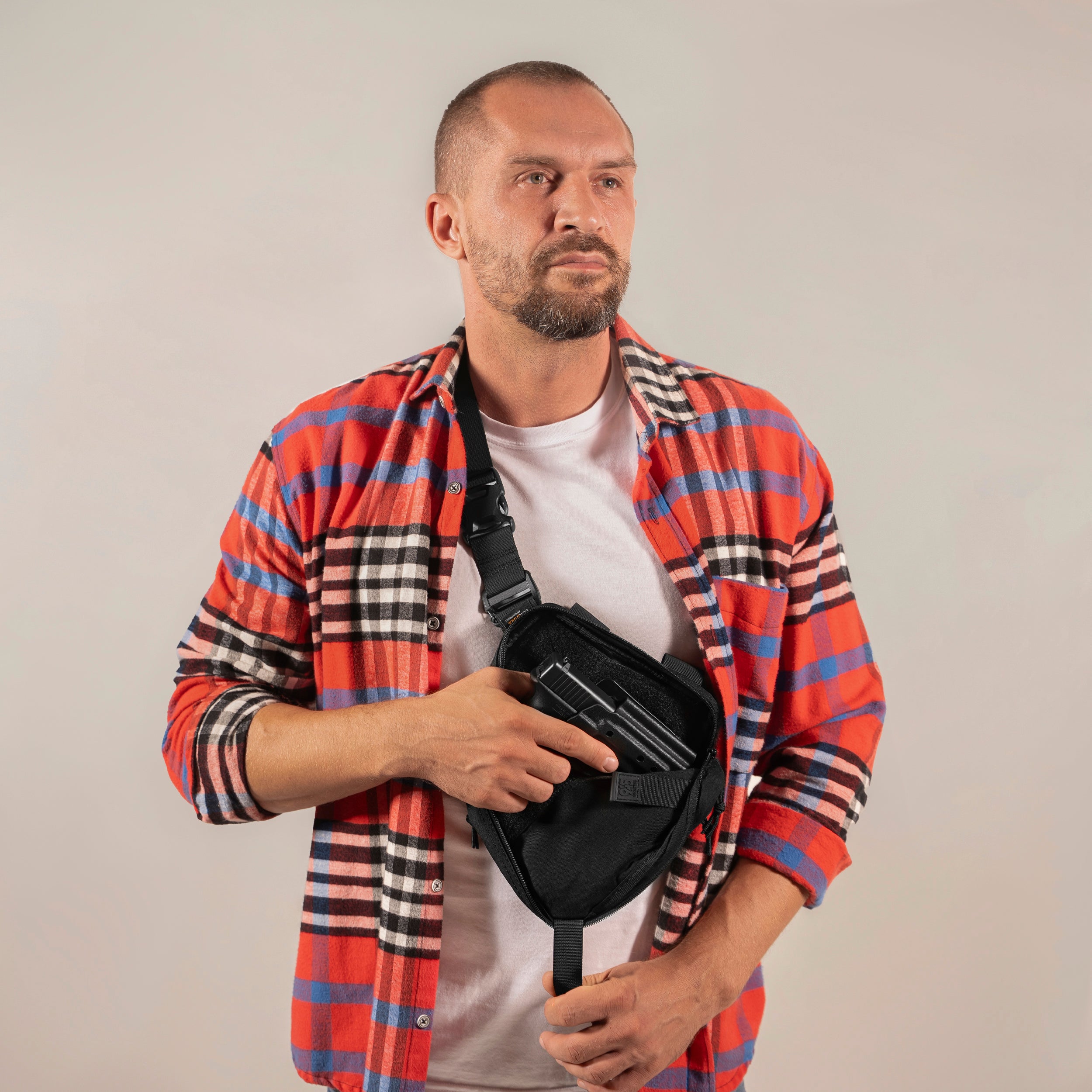 QAPS CORDURA® CONCEALMENT BAG (SMALL) BLACK