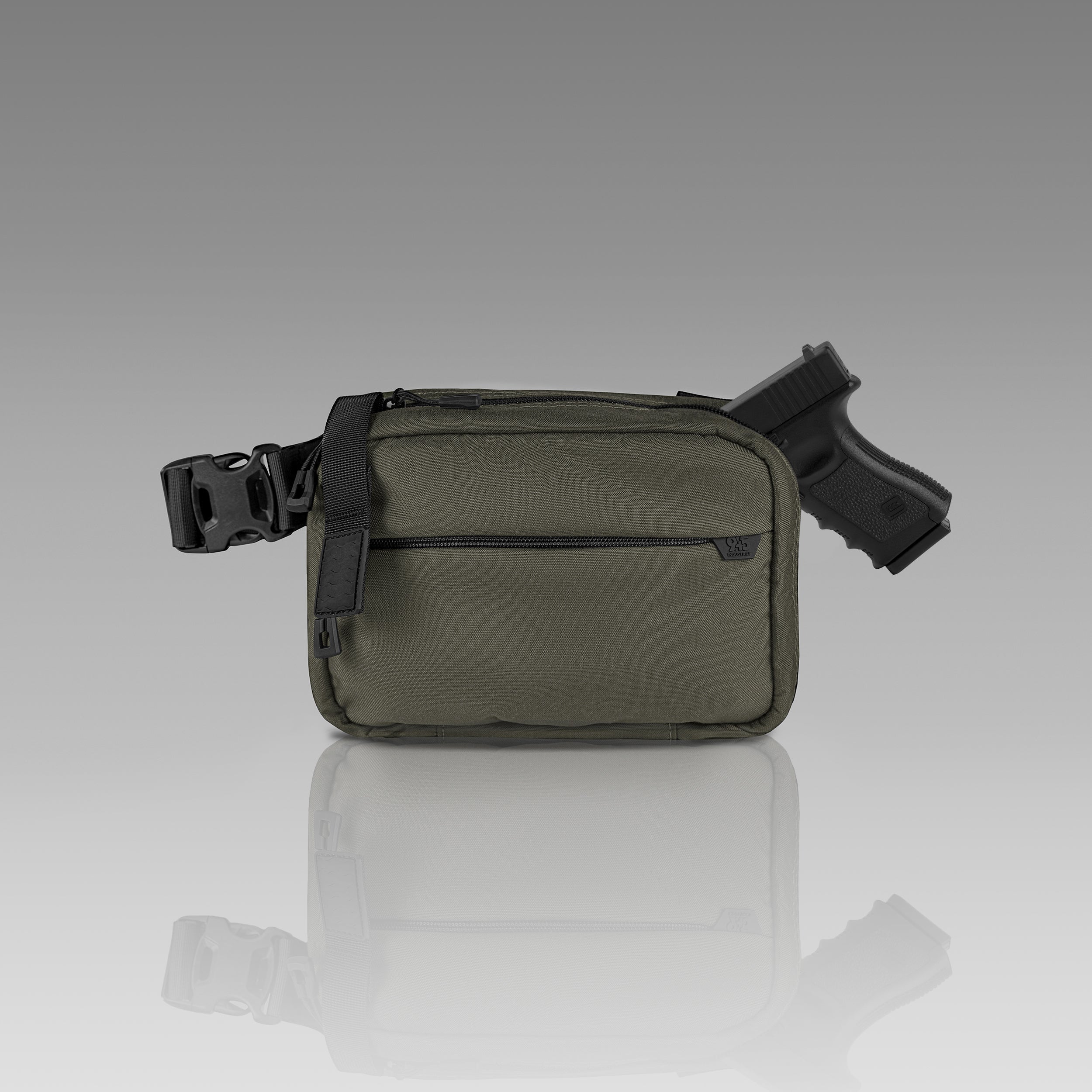 QAPX CORDURA® CONCEALMENT BAG (X-LARGE) RANGER GREEN WITH KYDEX HOLSTER