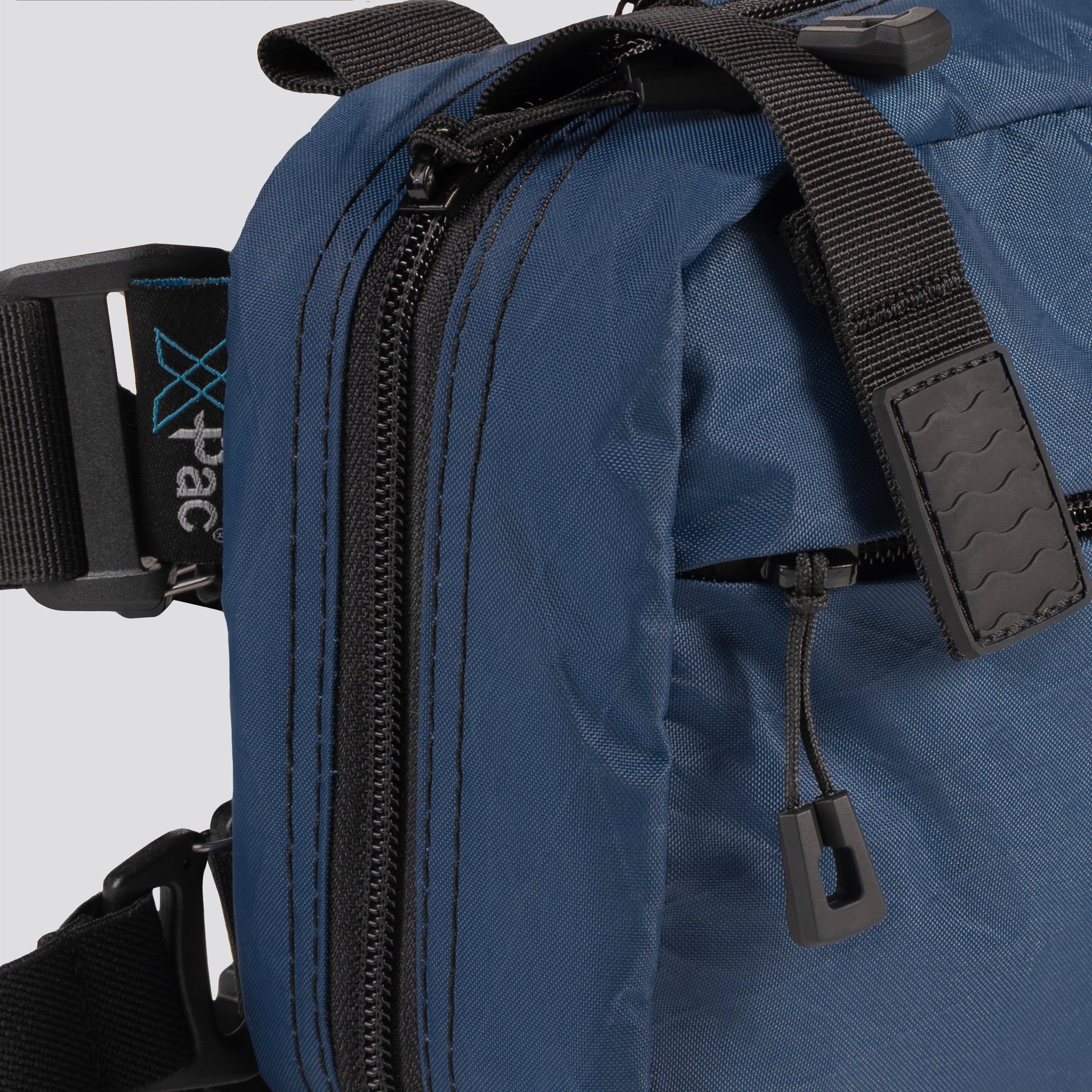 QAPL LOW PROFILE X-Pac® Deep Blue Concealment Bag (LARGE) WITH KYDEX HOLSTER