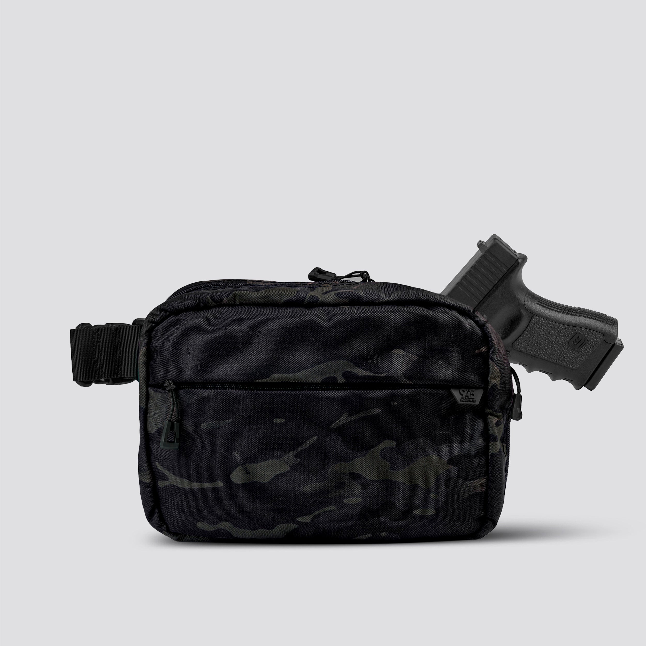 QAPX Low Profile Cordura® Concealed Carry EDC Bag – X-Large Black
