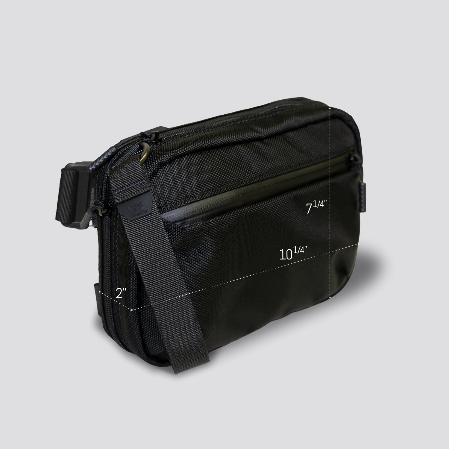 QAP Gen 2 [Full Size] Concealment Bag Ballistic Black With Kydex Holster