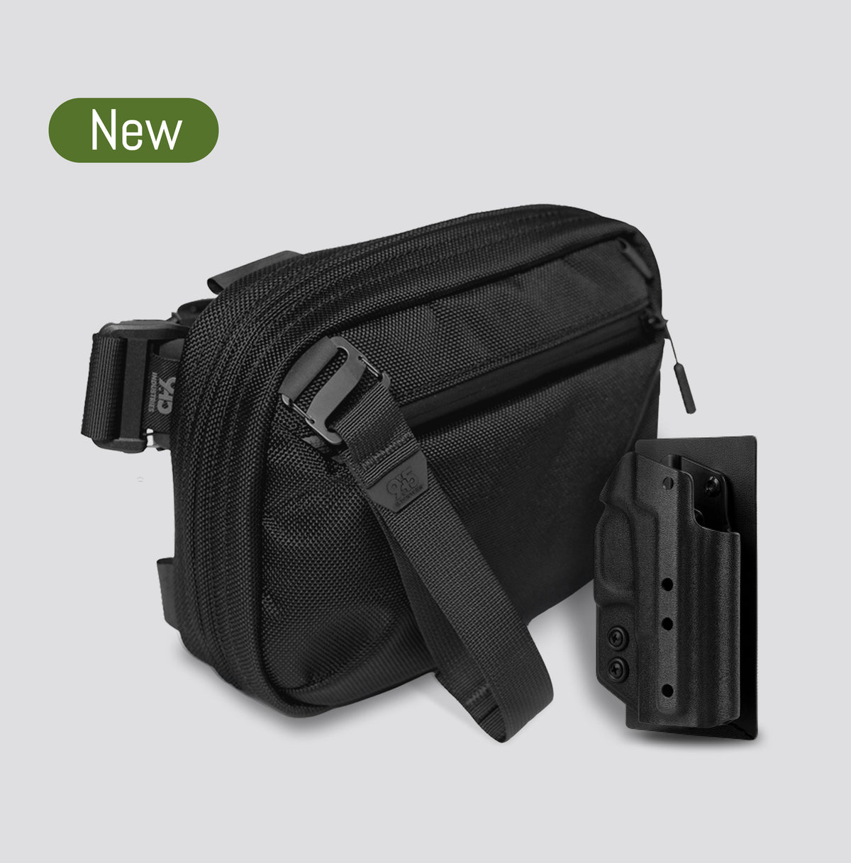 QAP Magnetic [FULL SIZE] Concealment Bag with Kydex Holster