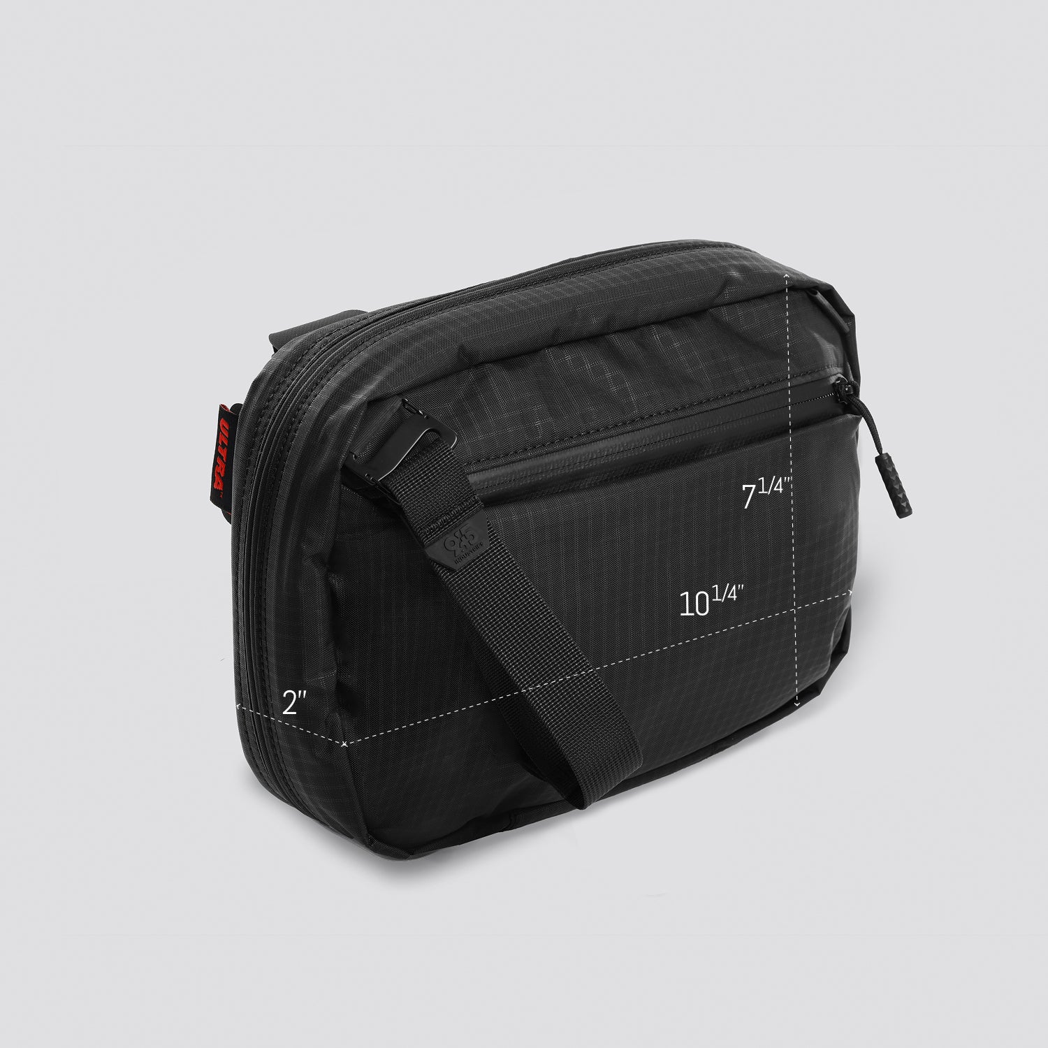 QAP MAGNETIC [FULL SIZE] CONCEALMENT BAG ULTRA GRID BLACK WITH KYDEX HOLSTER