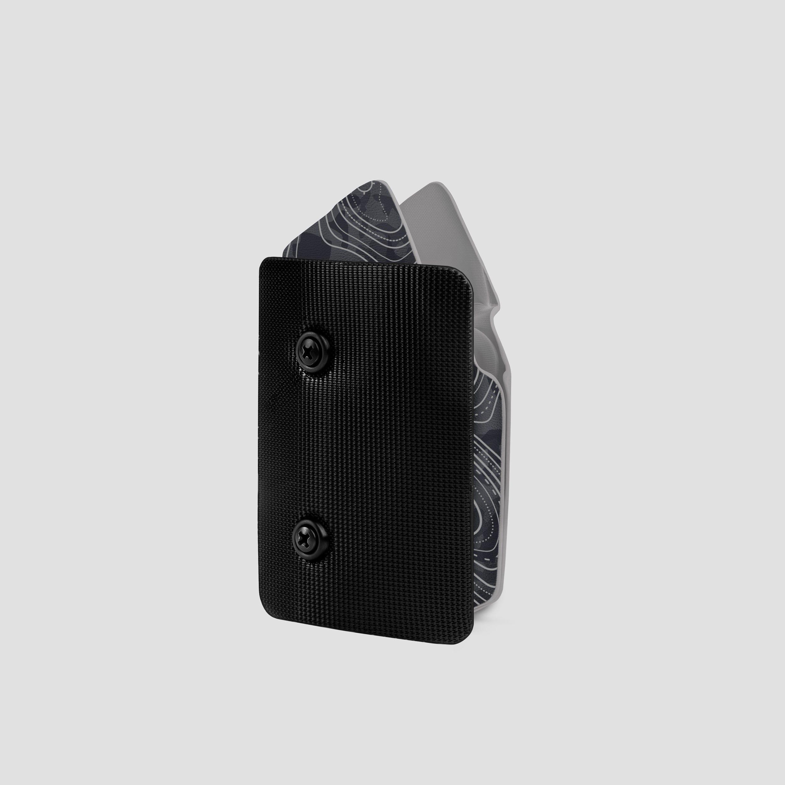 KYDEX HOLSTER WITH VELCRO® HOOK ATTACHMENT PANEL (NO LIGHT/LASER) TOPO SLATE