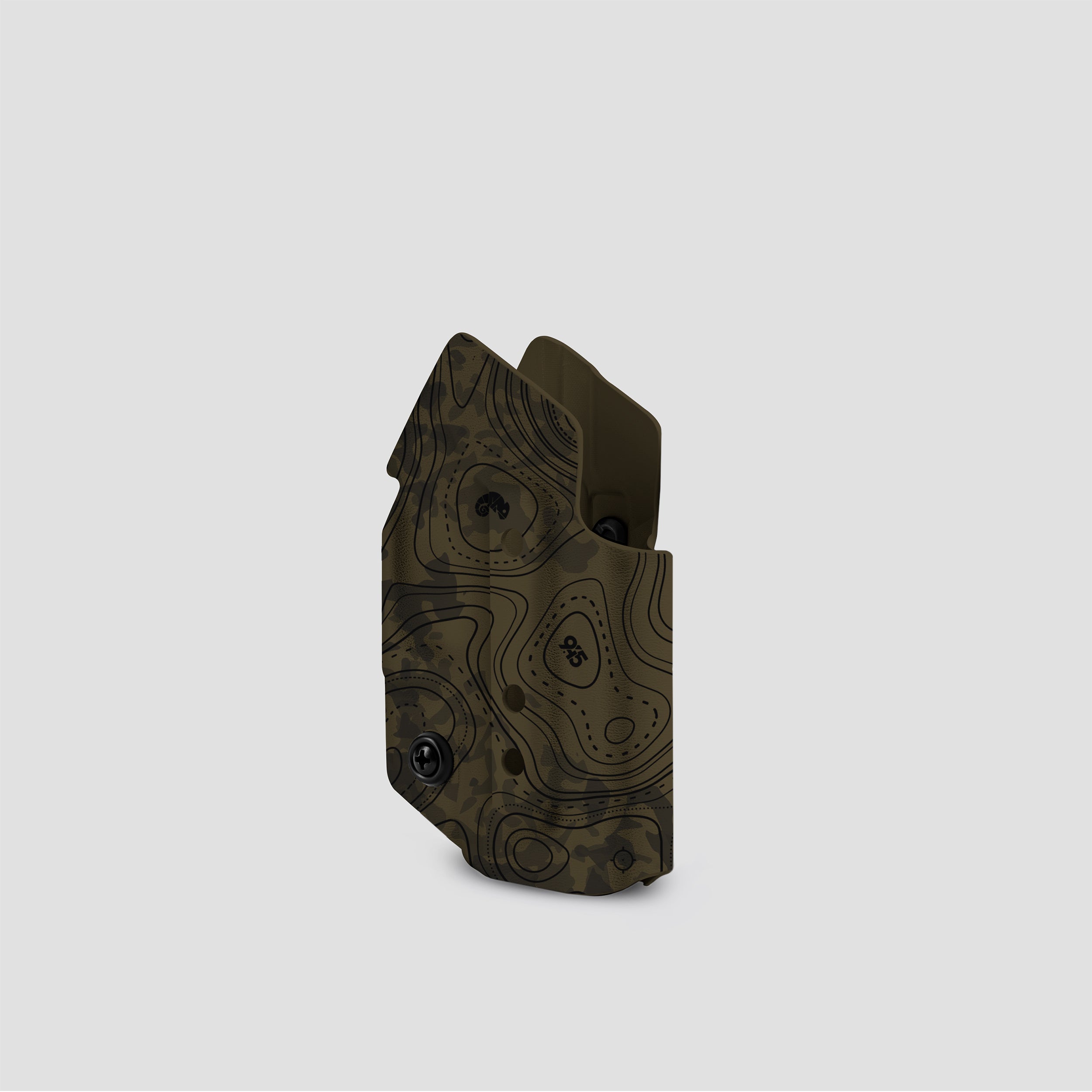 KYDEX HOLSTER WITH CHEST HOLSTER PANEL (NO LIGHT/LASER) TOPO BOG