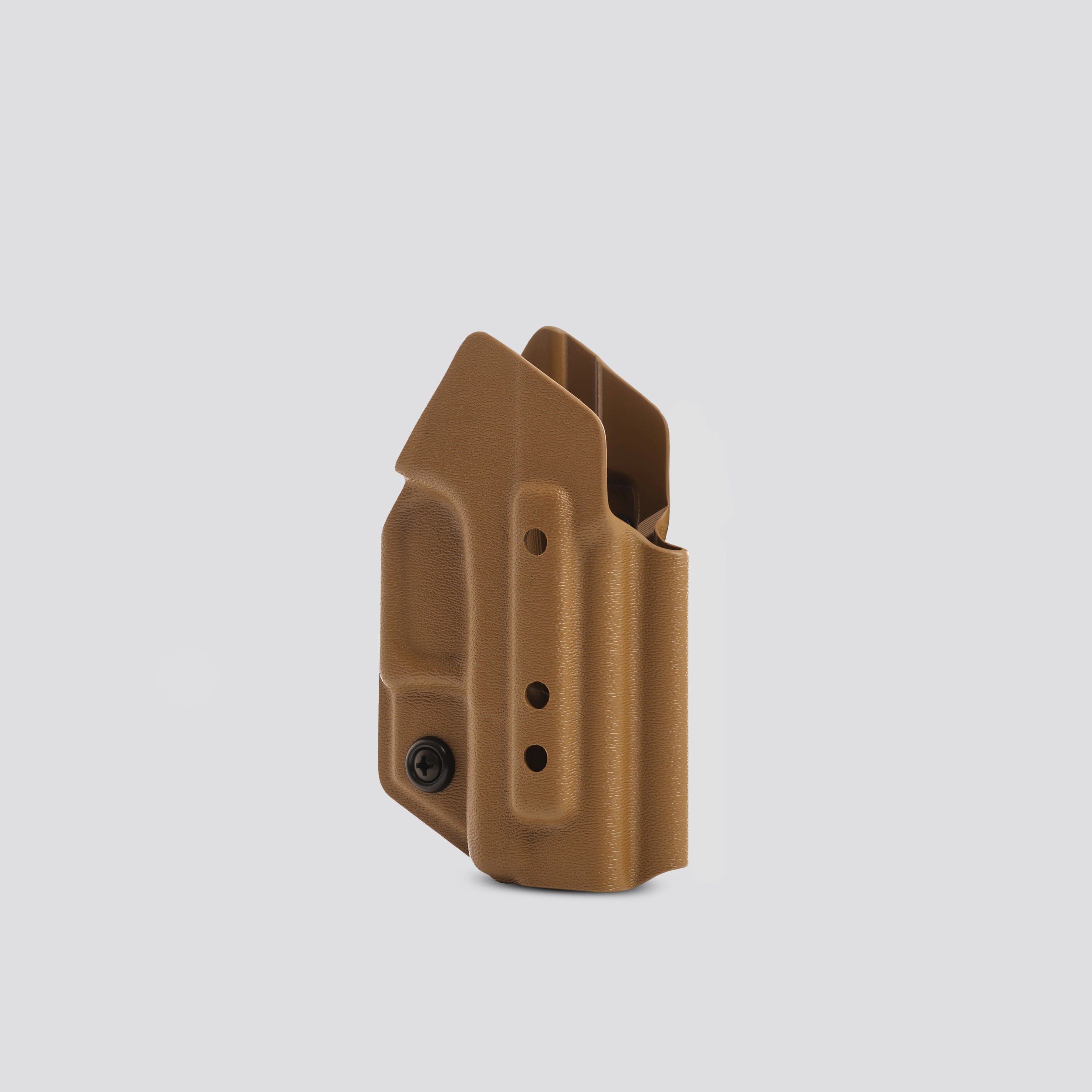 KYDEX HOLSTER WITH CHEST HOLSTER PANEL (NO LIGHT/LASER) COYOTE BROWN