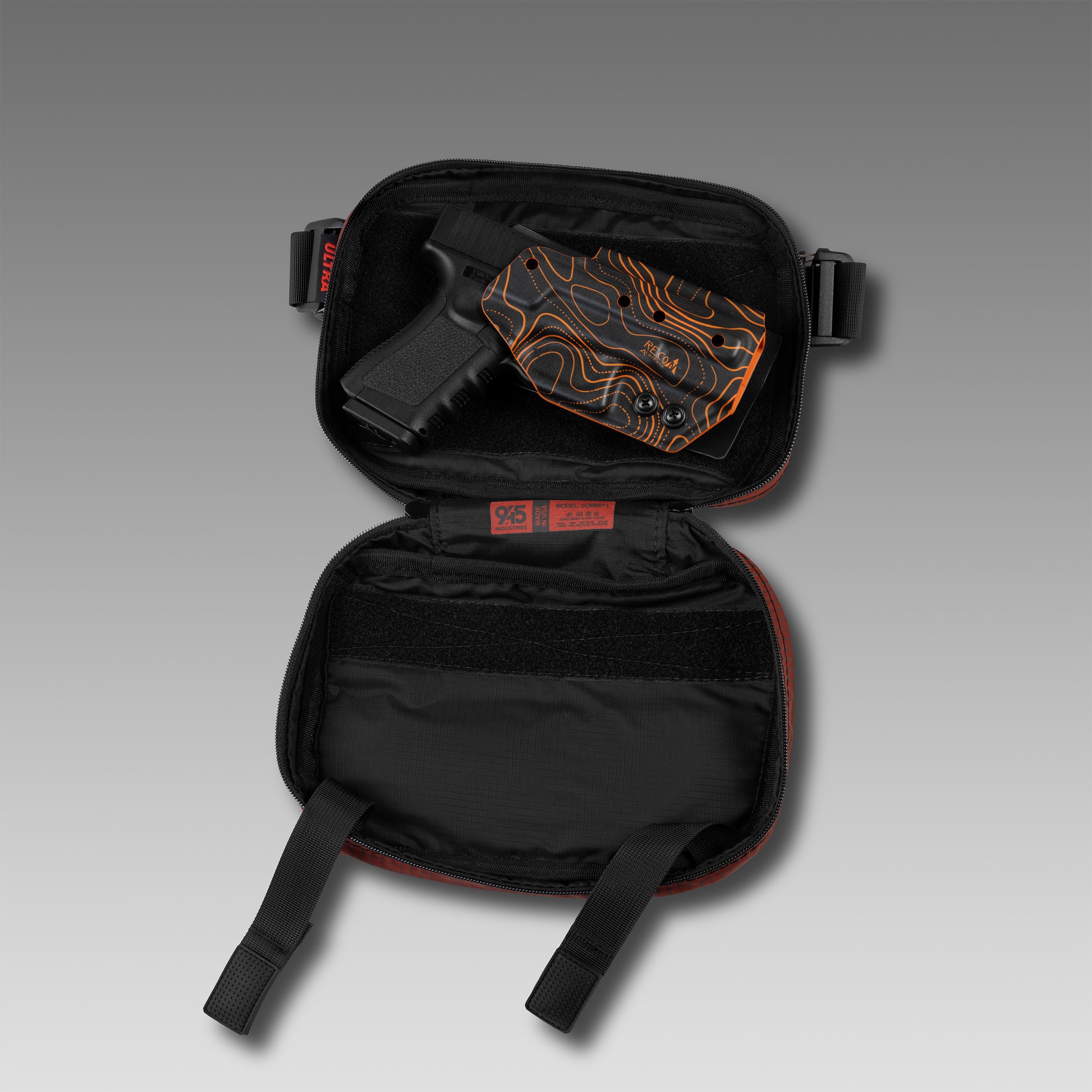 SUMMIT (L) UltraGrid™ Dark Chili Concealment Bag