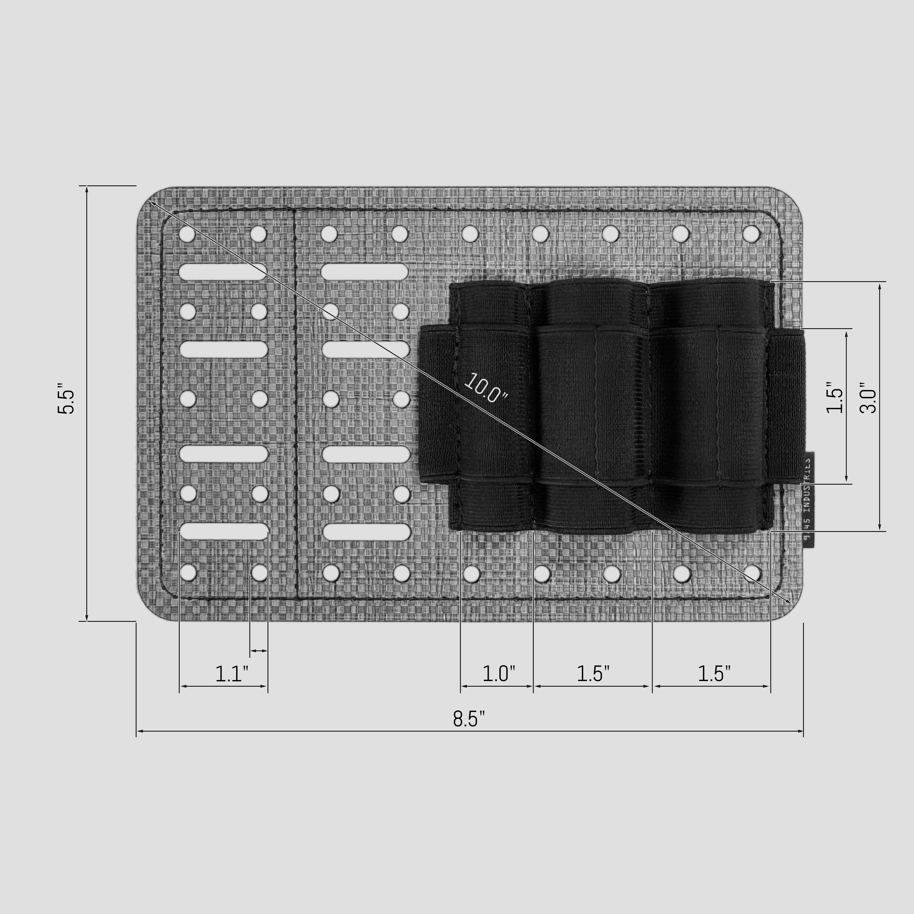 Tegris® Velcro Organizer Panel