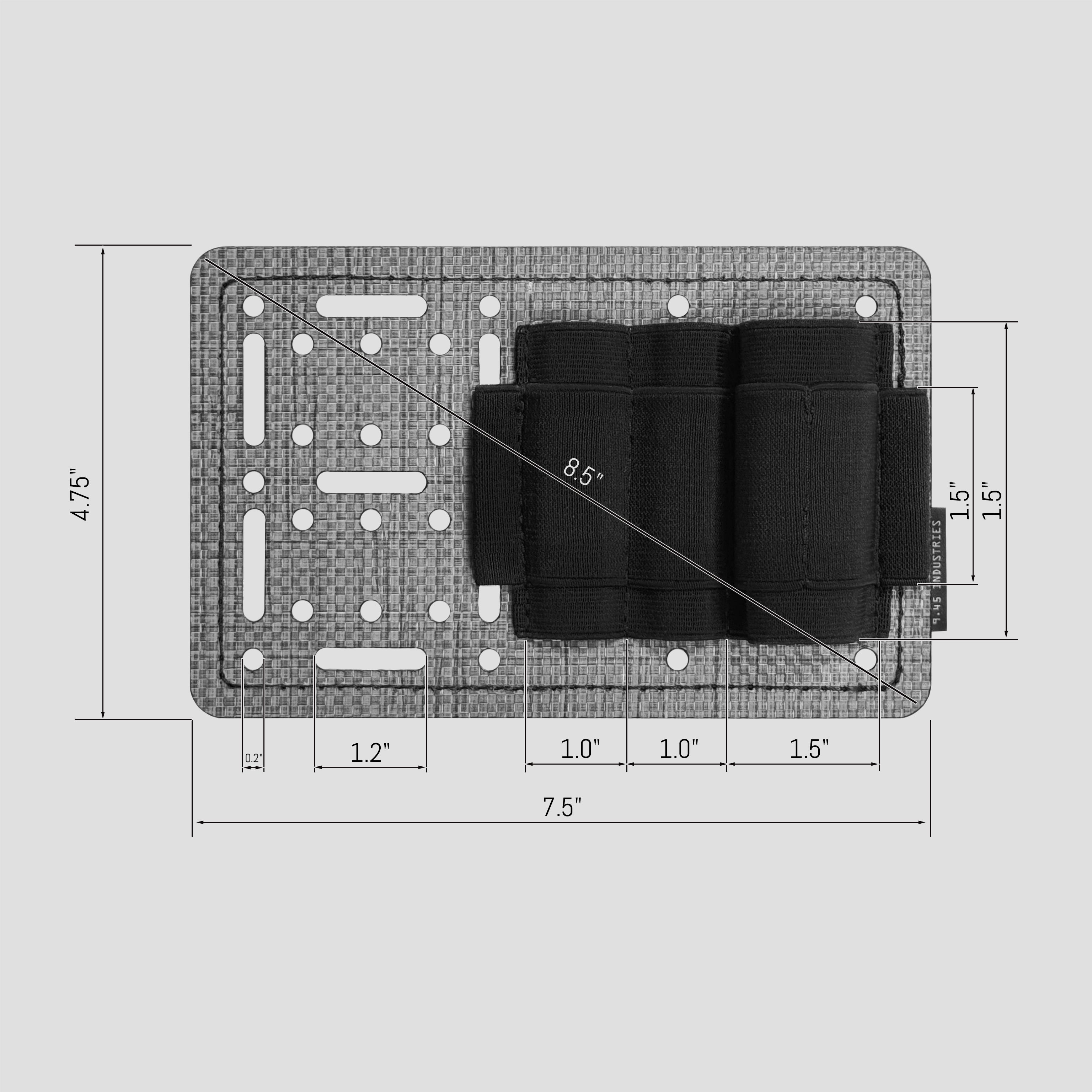 Tegris® Velcro Organizer Panel